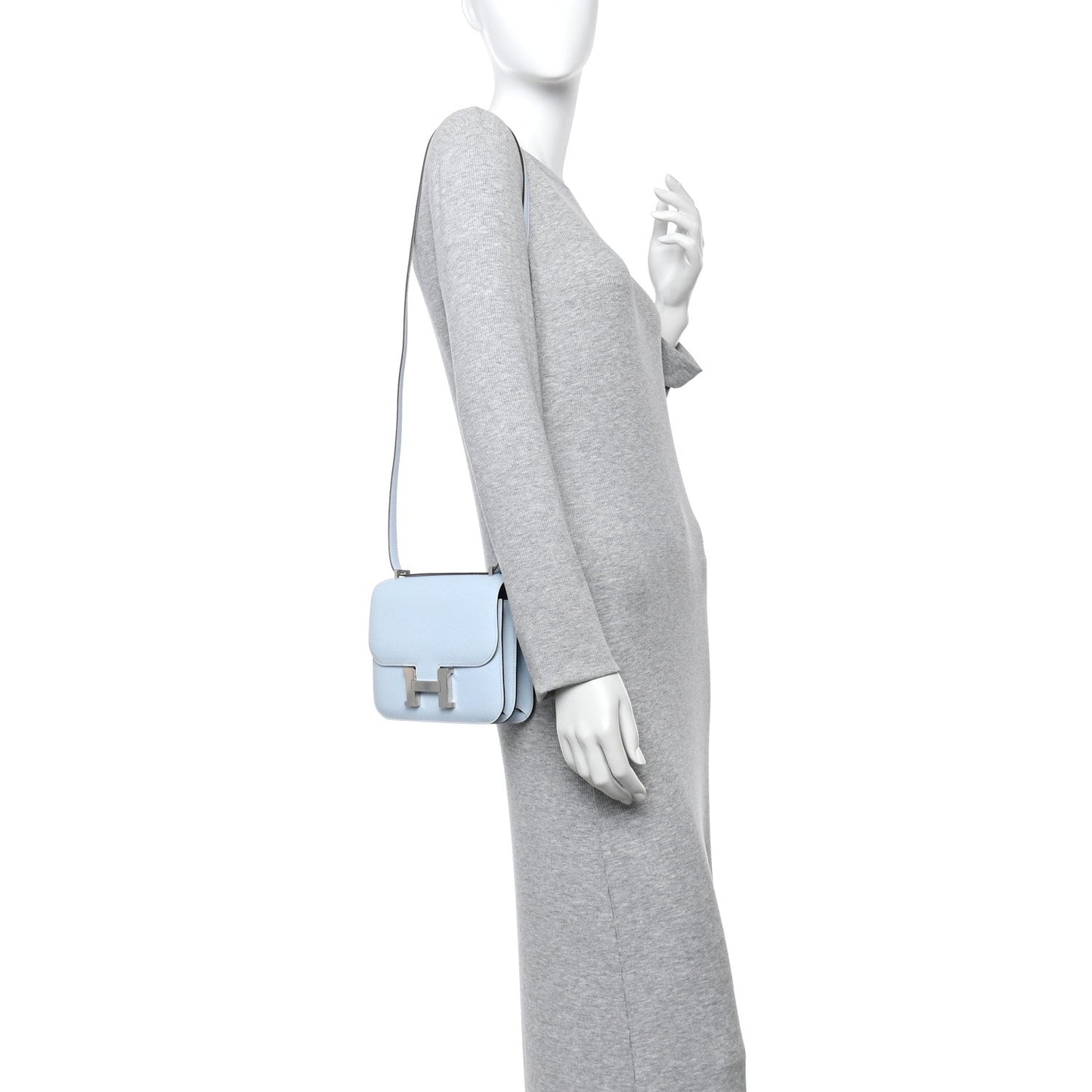 Hermes Epsom Constance 18 Bleu Brume