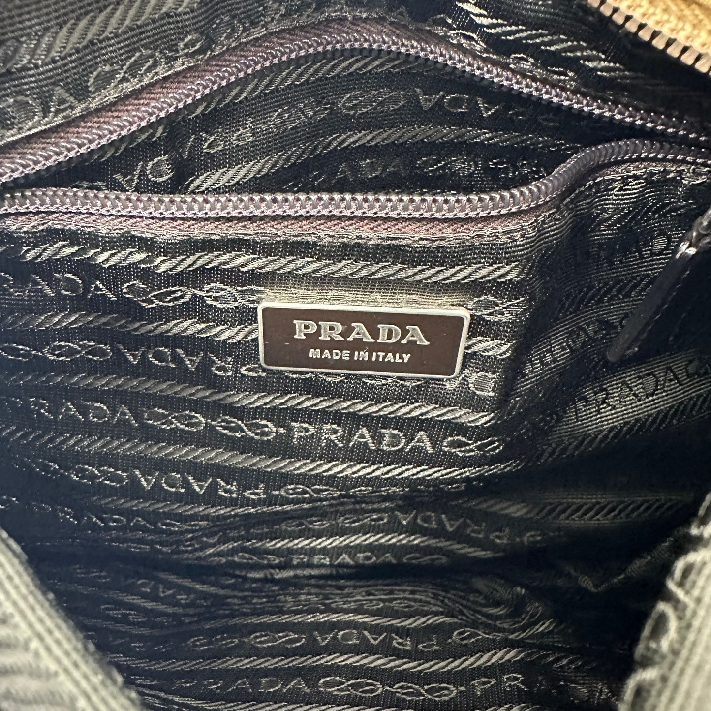 PRADA Beige Nylon Plain Backpack Shoulder Bag pr7809bf