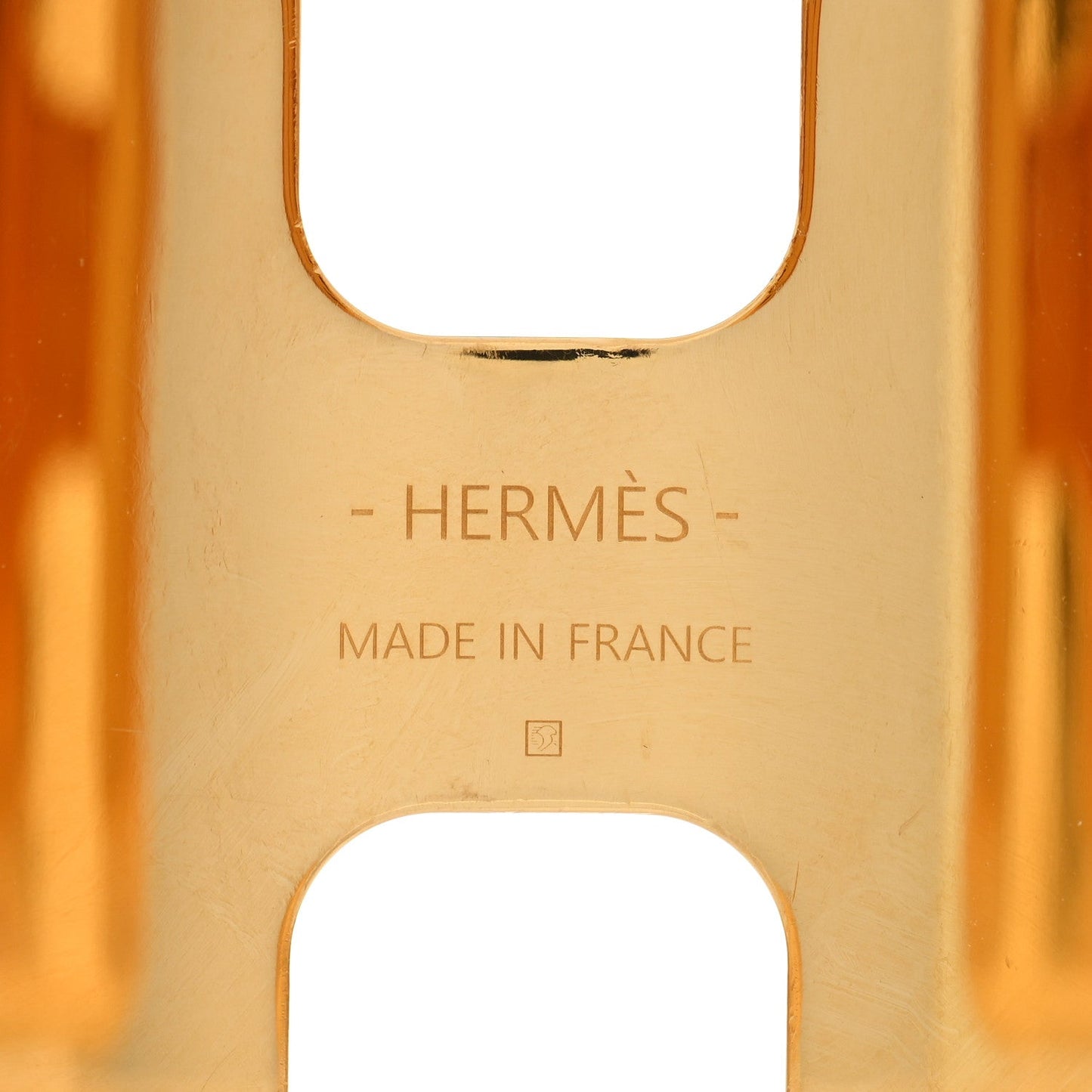 Hermes Epsom Olympe Cuff Bracelet Black
