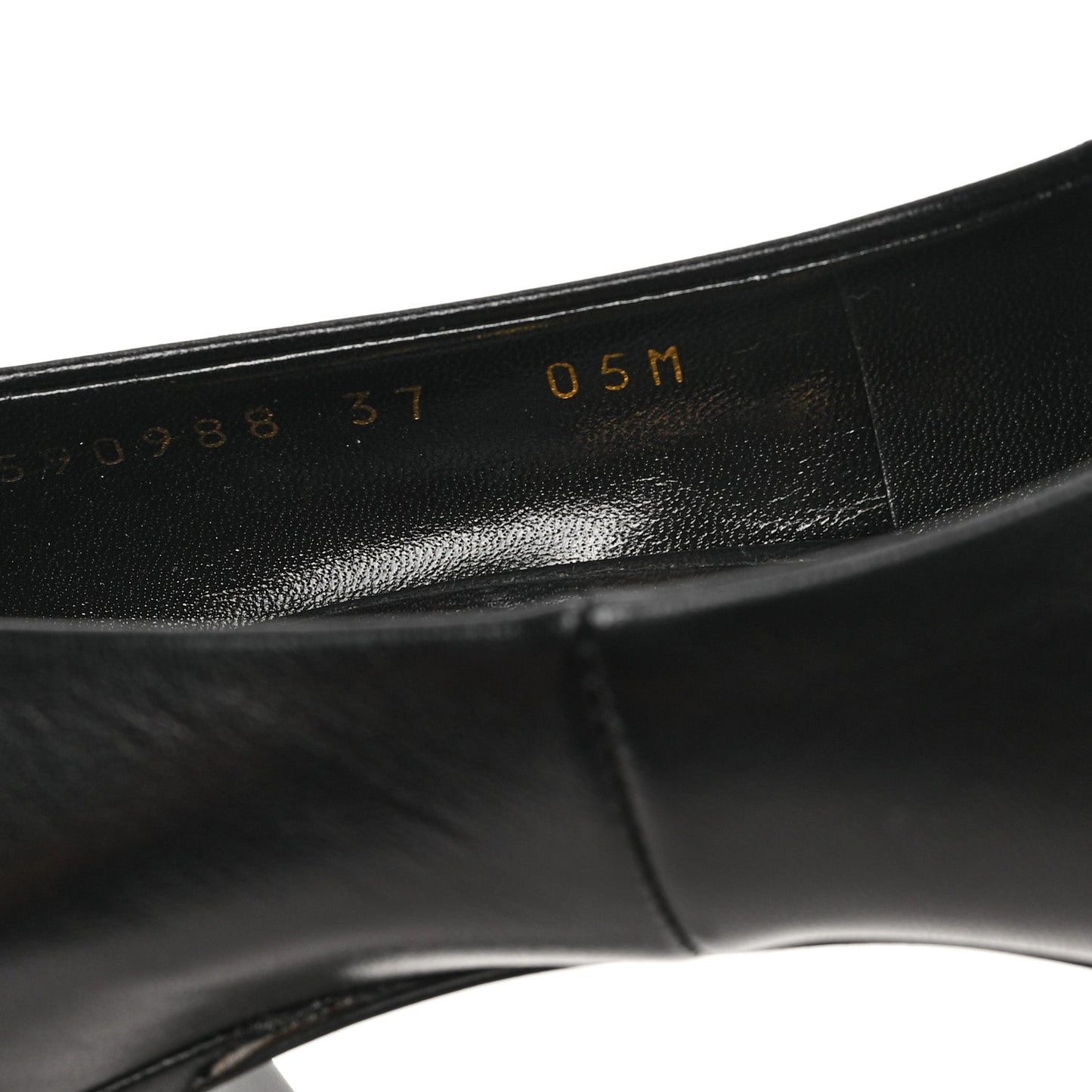Gucci Malaga Kid Crystal Pumps 37 Black