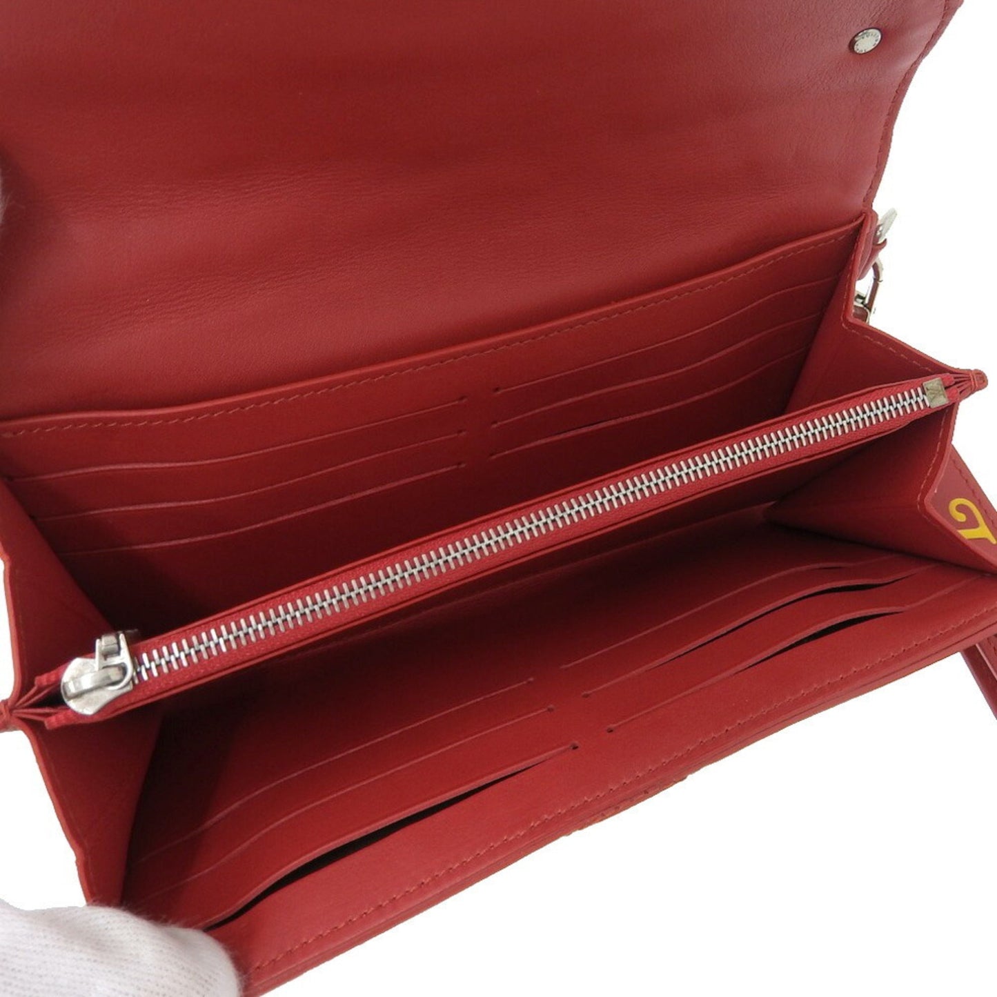 Louis Vuitton  Leather Long Wallet (Bi-Fold)