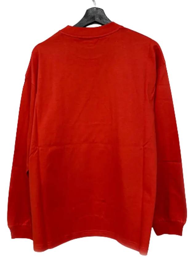 Luxury Balenciaga Trending 2026 Logo Cotton Sweatshirt Red