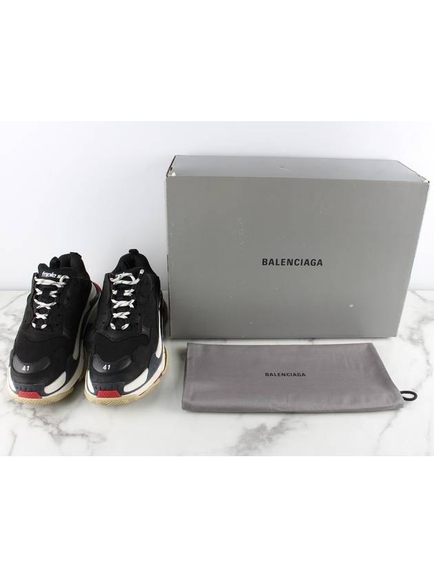 Luxury Balenciaga Trending 2026 Triple S Black Red 41 Domestic 260