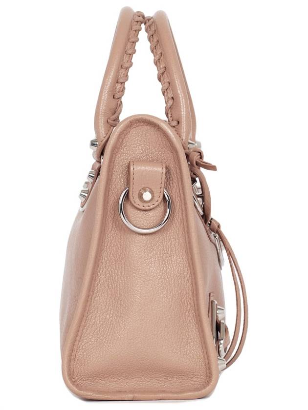 Luxury Balenciaga Trending 2026 Metallic Edge Mini City Tote Bag Pink
