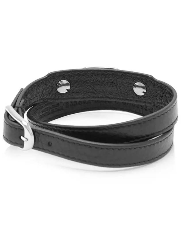 Luxury Balenciaga Trending 2026 Classic Triple Tour Bracelet Black