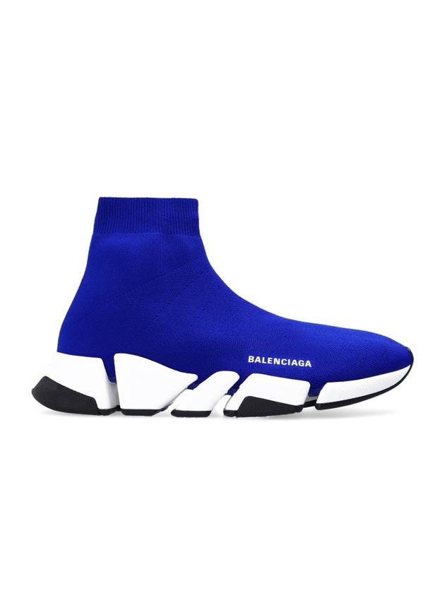 Luxury Balenciaga Trending 2026 Speed 2.0 High Top Sneakers Blue