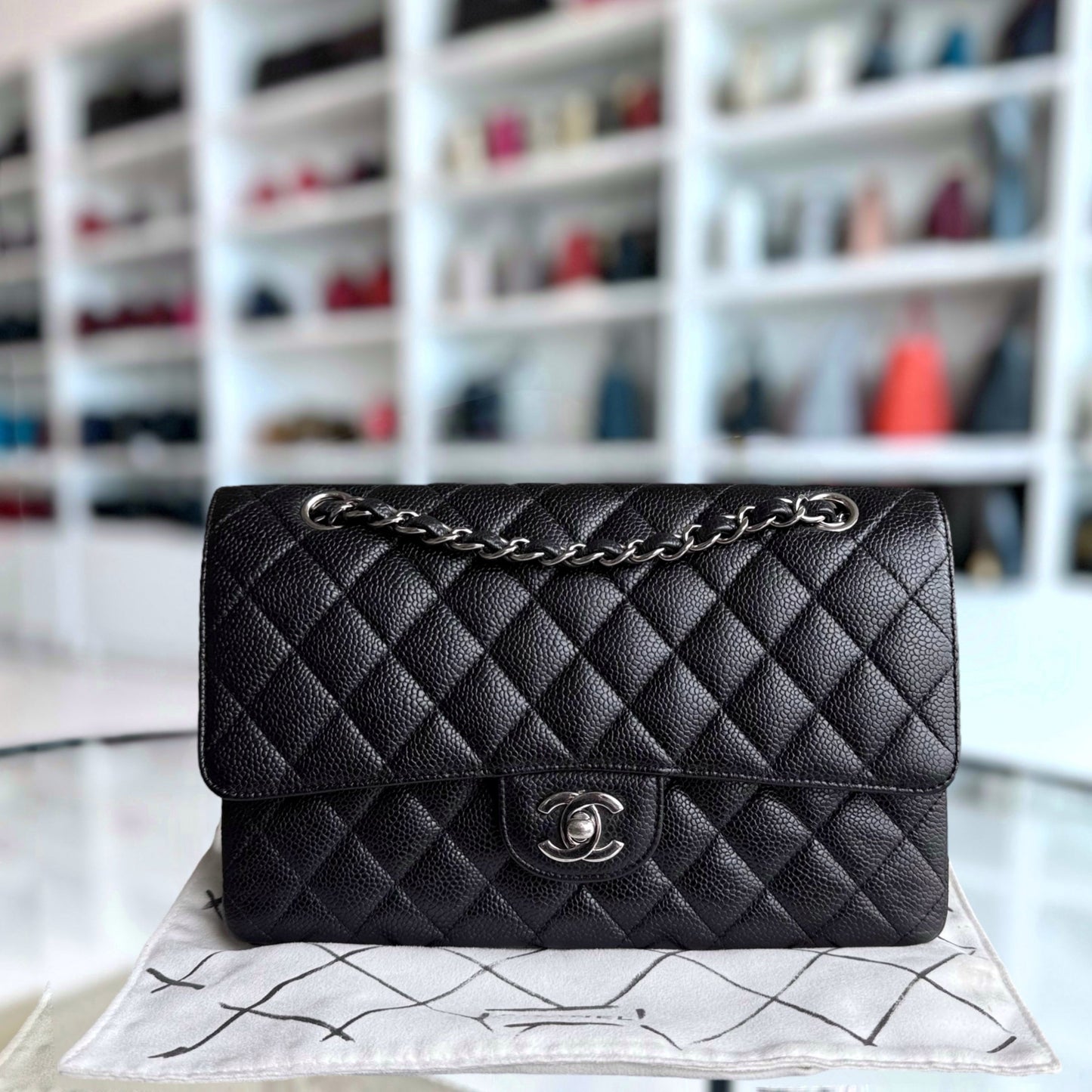 Chanel Classic Flap Medium Shoulder Bag - EworeBags