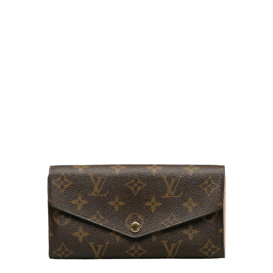Louis Vuitton Monogram M62235 Long Wallet Rose Barreline Pink Brown