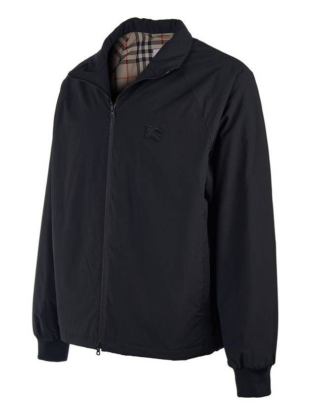 Luxury Burberry EKD Applique Jacket Black