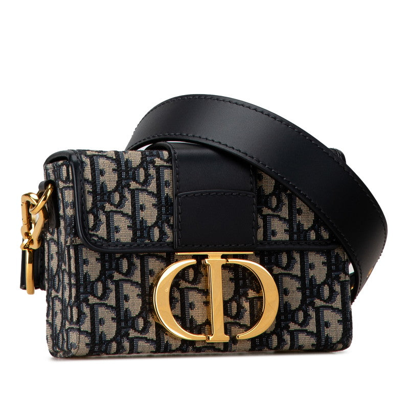 Dior 30 Montaigne Oblique Leather Jacquard Shoulder Bag