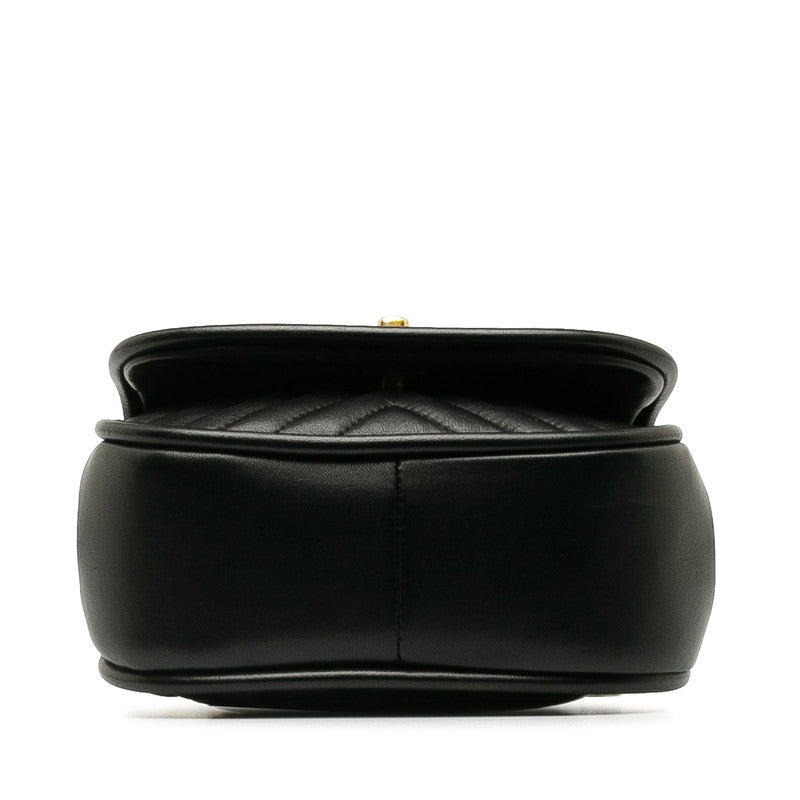 Chanel Coco Mark V Stitch Leather 2way Shoulder Bag Classic Flap