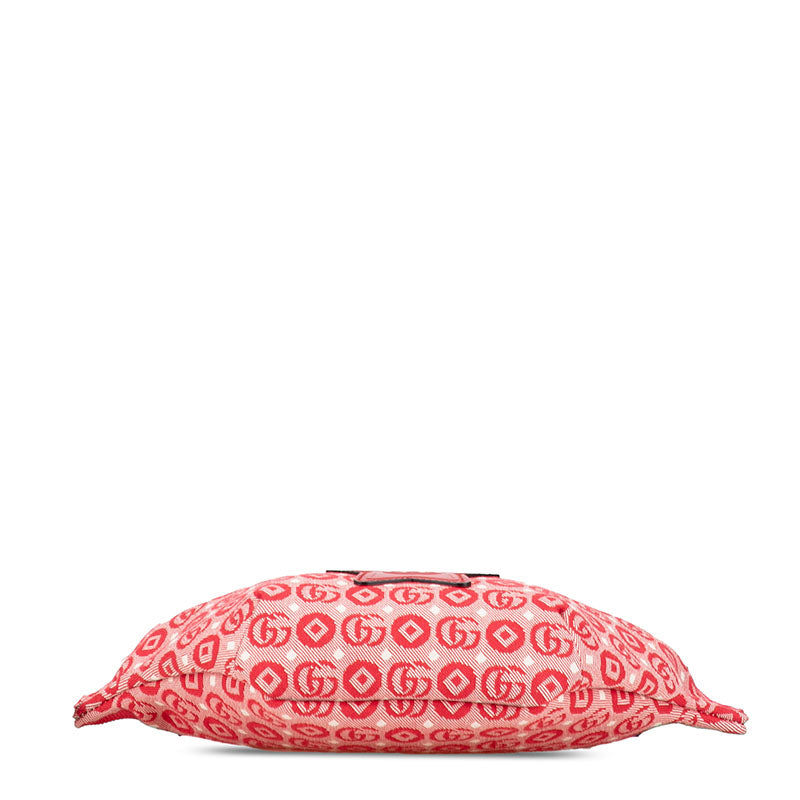 Gucci GG logo Star Canvas Leather Waist Bag