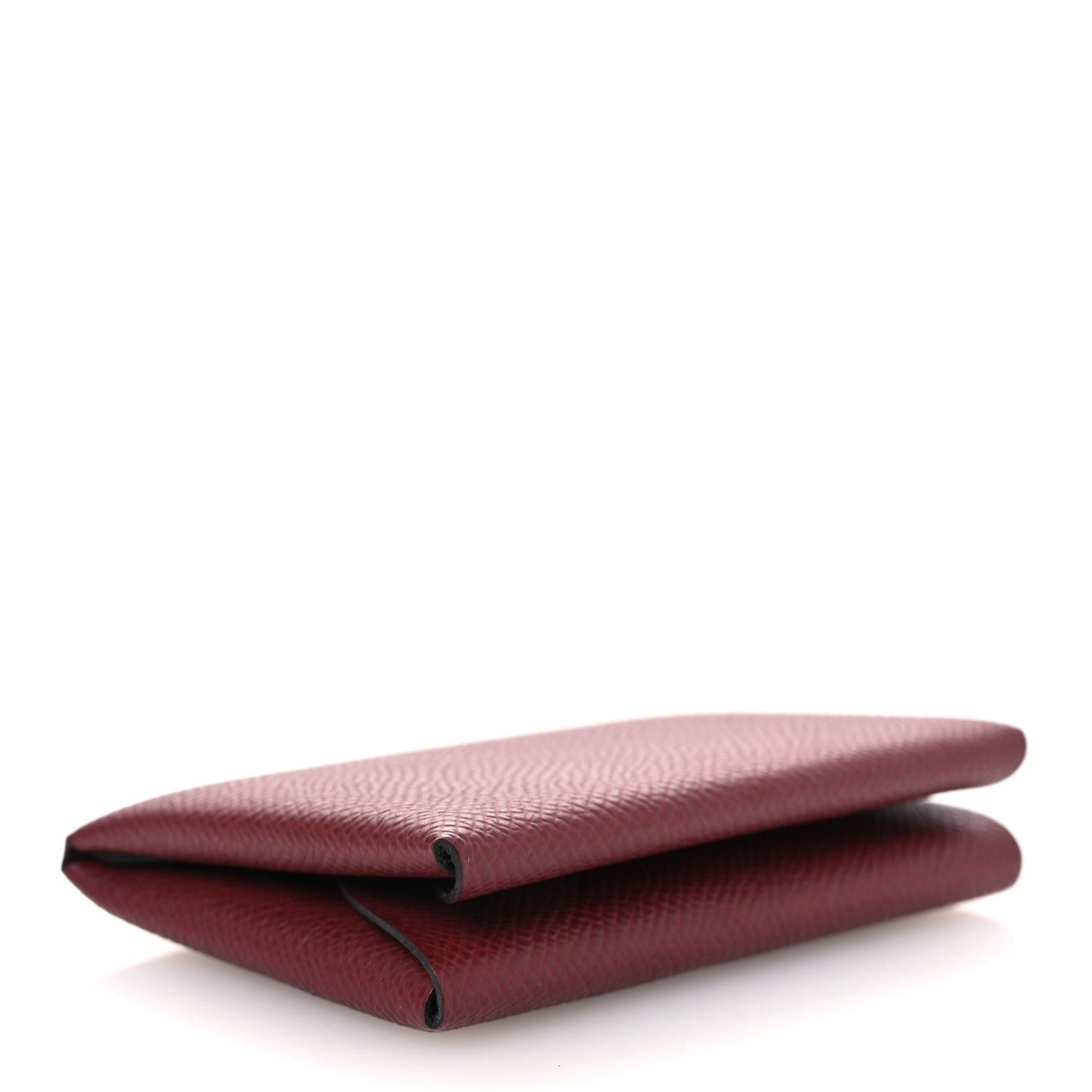 Hermes Epsom Calvi Duo Card Case Rouge G