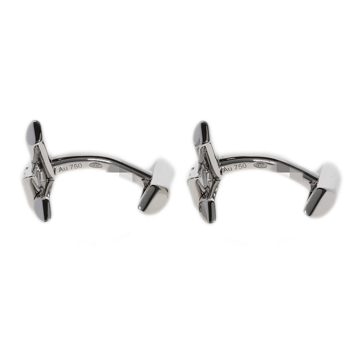 LOUIS VUITTON cuffs K18WG Silver Volt One Diamond mens