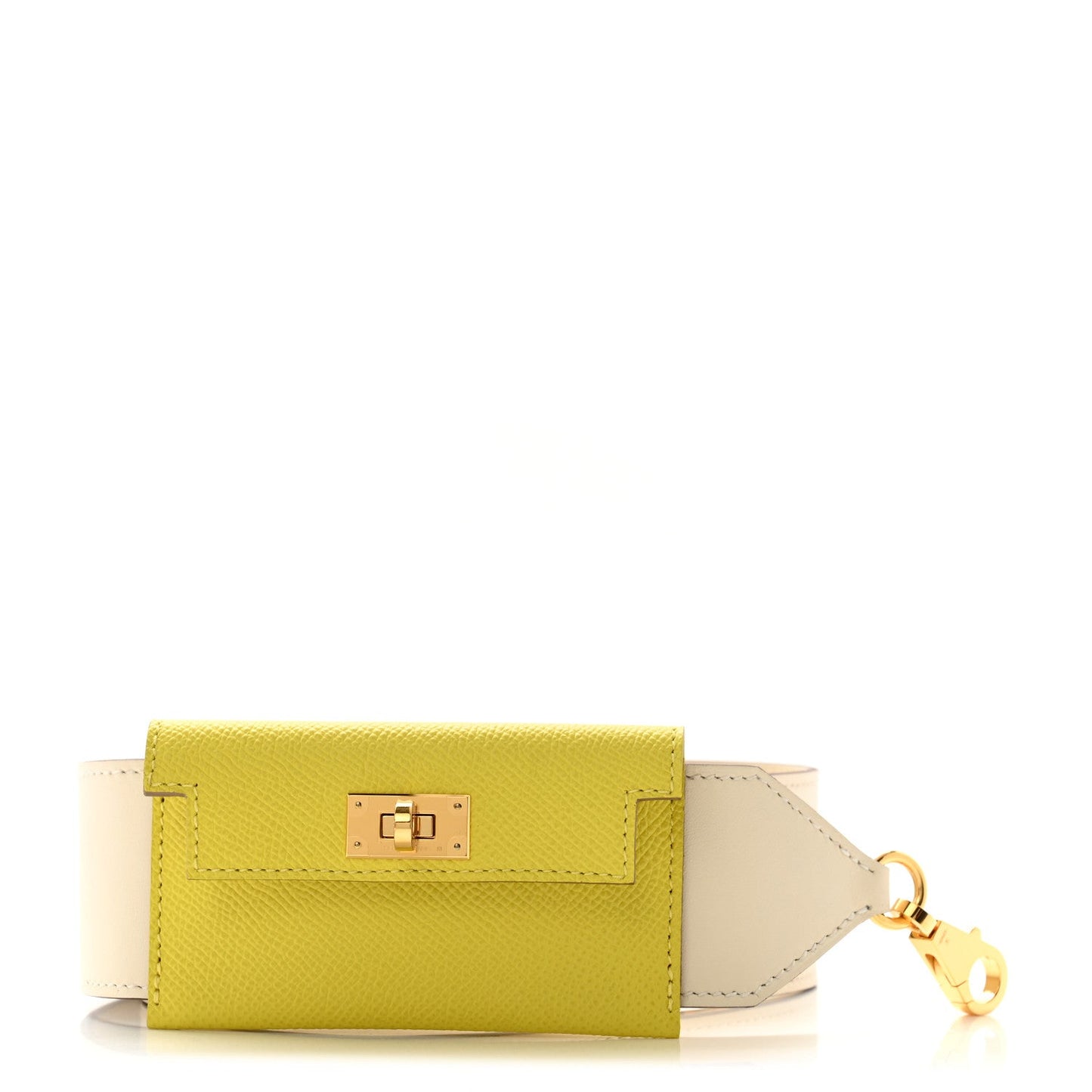 Hermes Swift Epsom Pocket Kelly Shoulder Strap Nata Lime