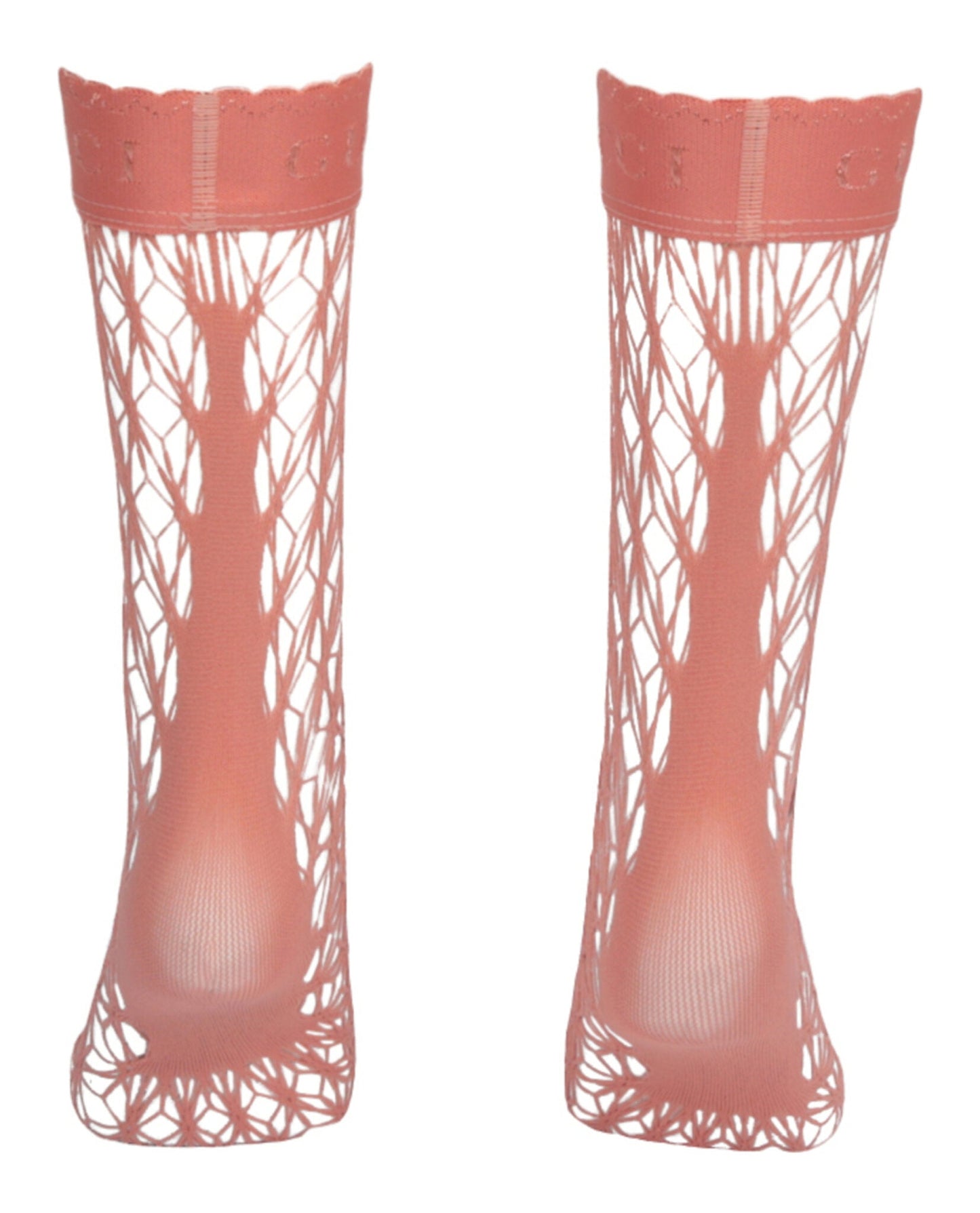 Gucci Womens Fishnet Ankle Socks