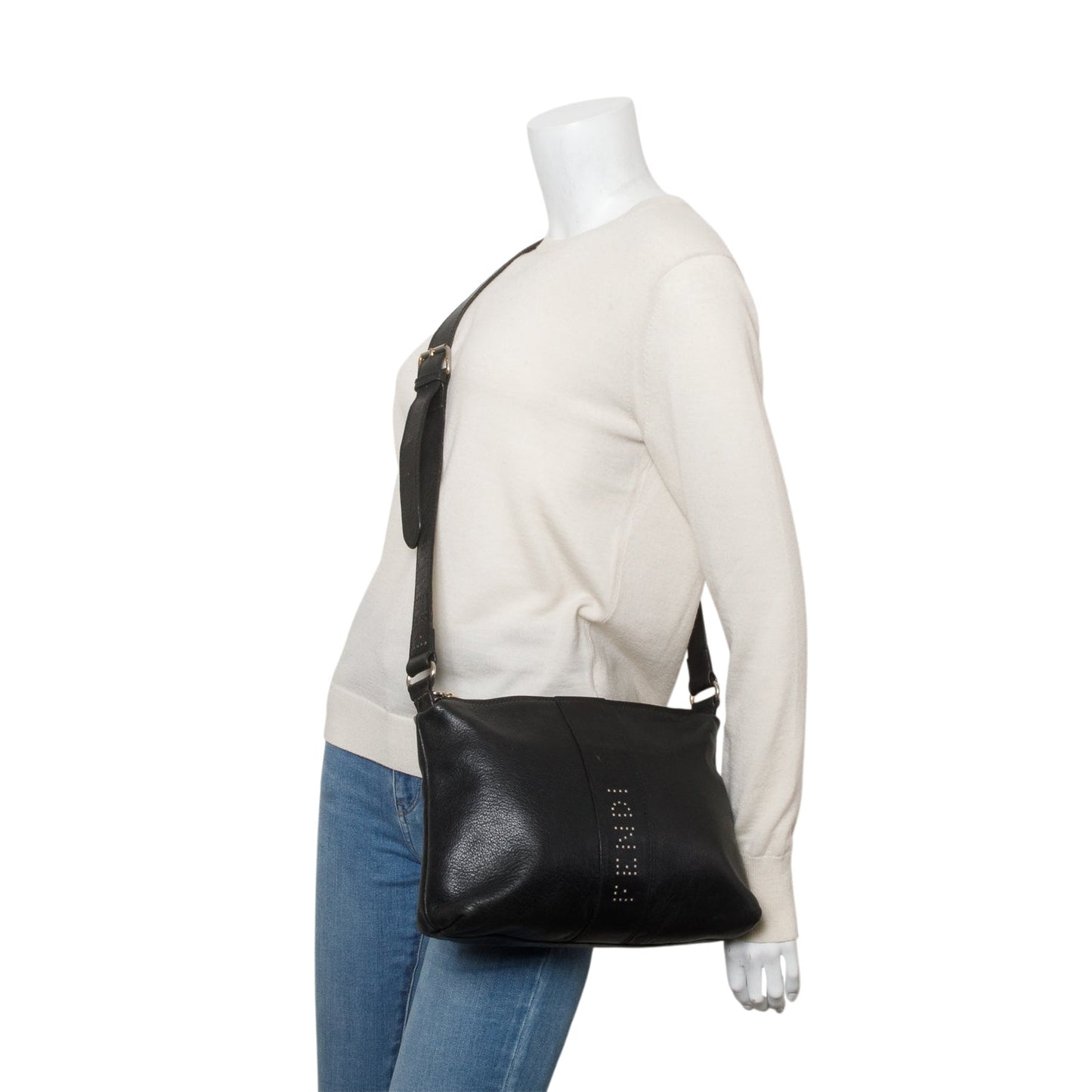 Fendi Black Leather Crossbody Bag