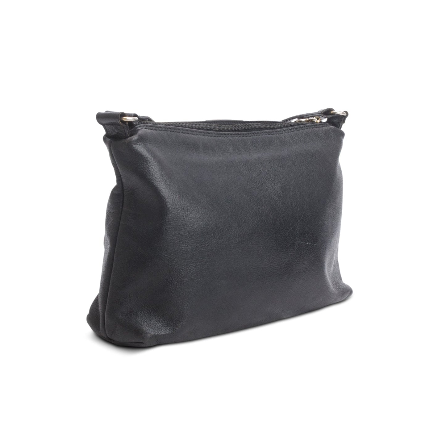 Fendi Vintage Black Leather Crossbody Bag