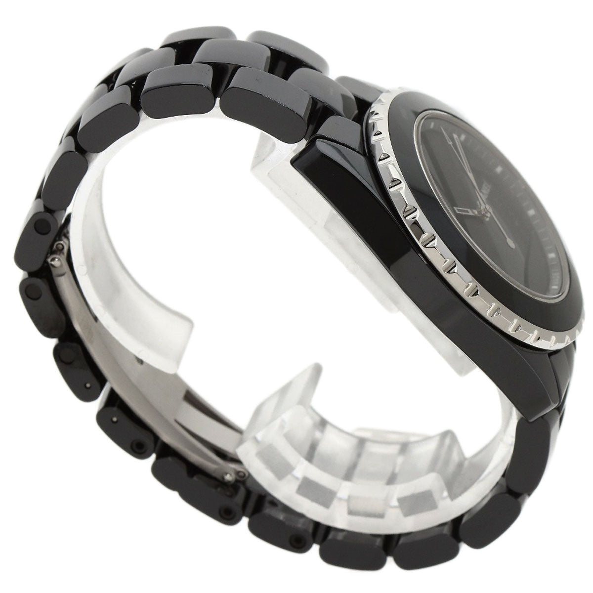 CHANEL Watches Mechanical Automatic H5581 ceramic black J12 Untitled 1.5" Limited to 1200 pieces worldwide black dial