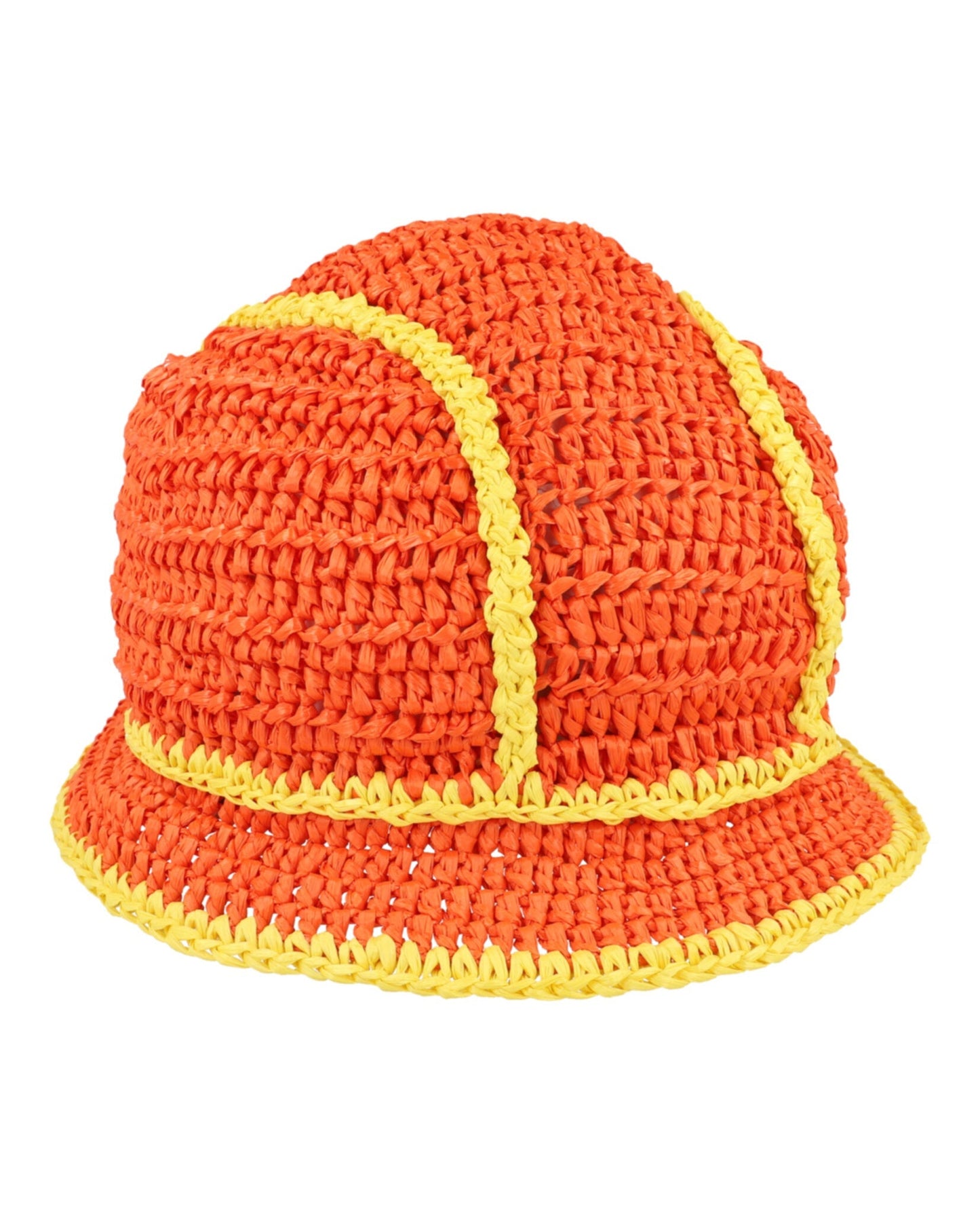 Gucci Womens Raffia Logo Bucket Hat