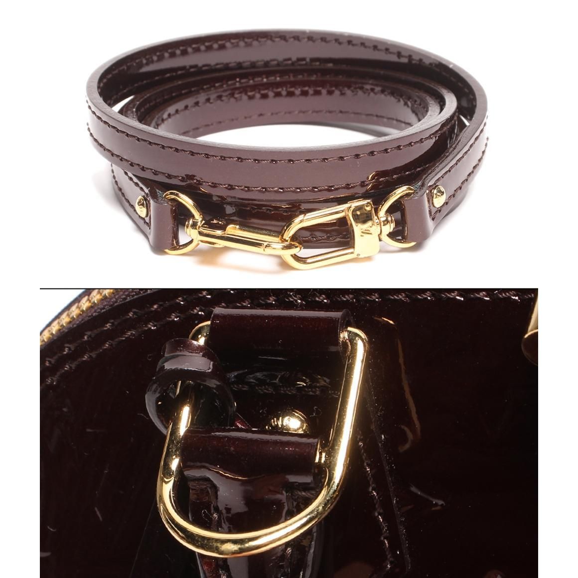 Louis Vuitton Monogram Vernis Alma BB - Brown Handle Bags, Handbags IT0O2FNV2L6W