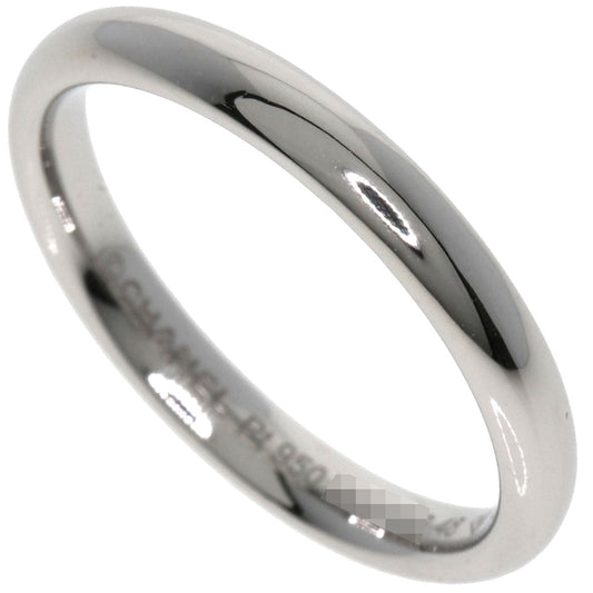 CHANEL Ring PT950 Silver Wedding #48