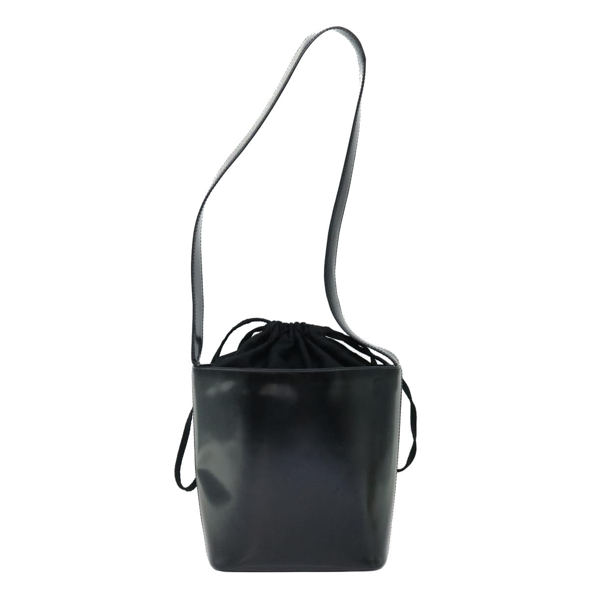 Luxury CELINE Shoulder Bag Enamel Black  70828