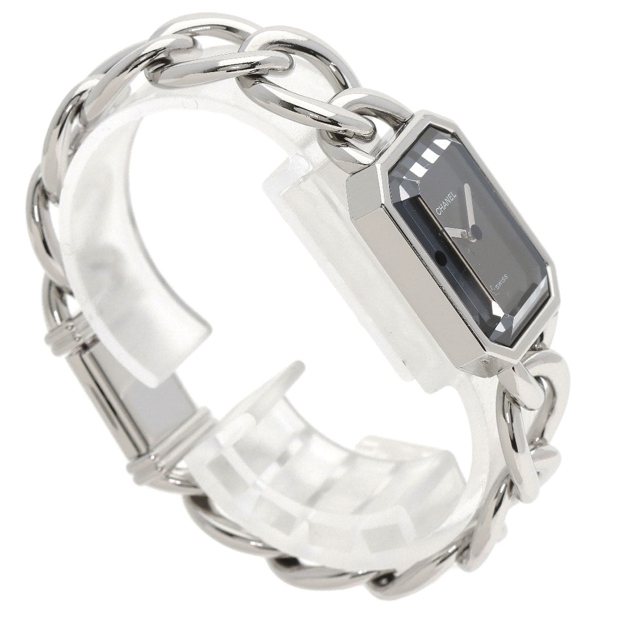 CHANEL Watches Quartz H3248 Stainless Steel Silver Premiere L black dial