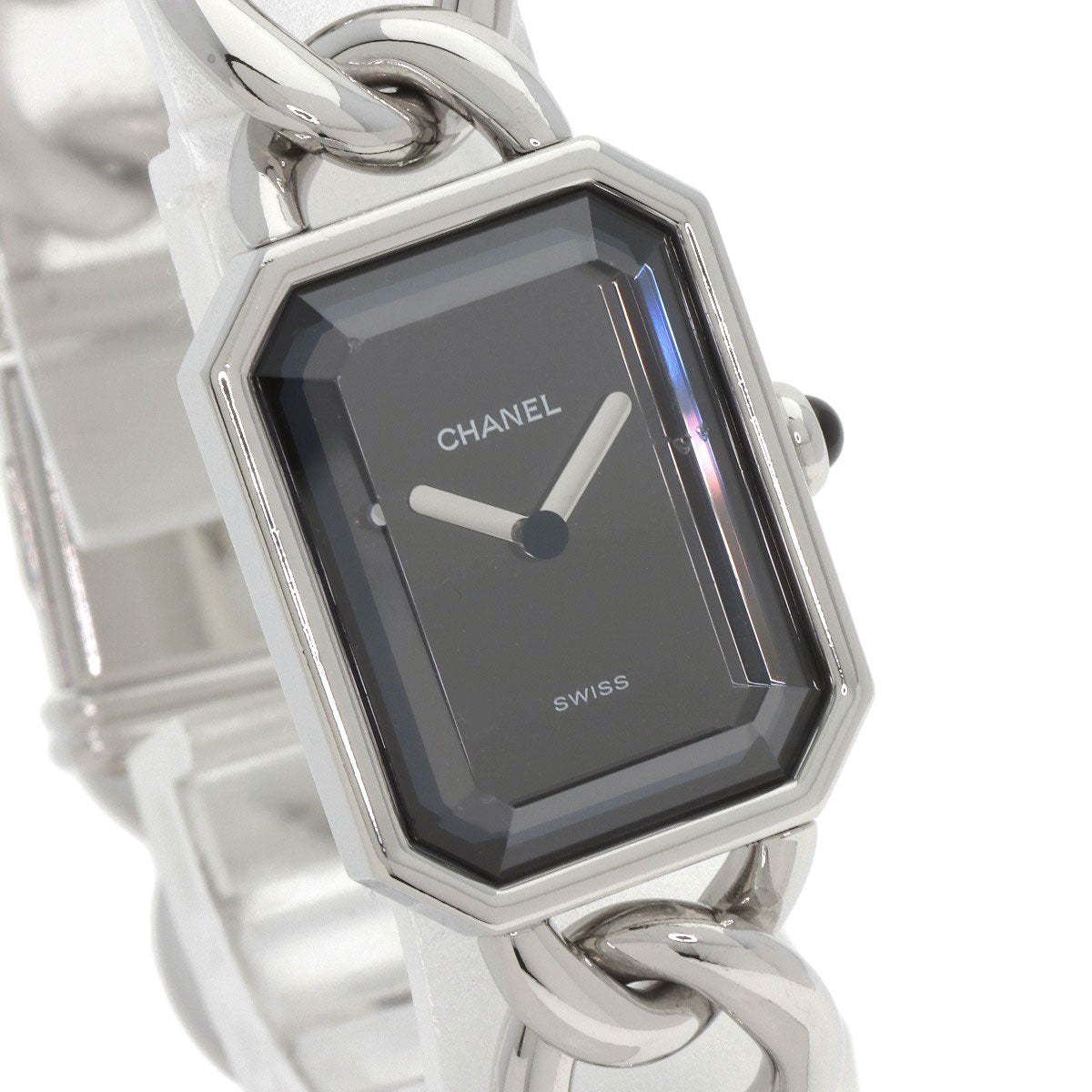 CHANEL Watches Quartz H3248 Stainless Steel Silver Premiere L black dial