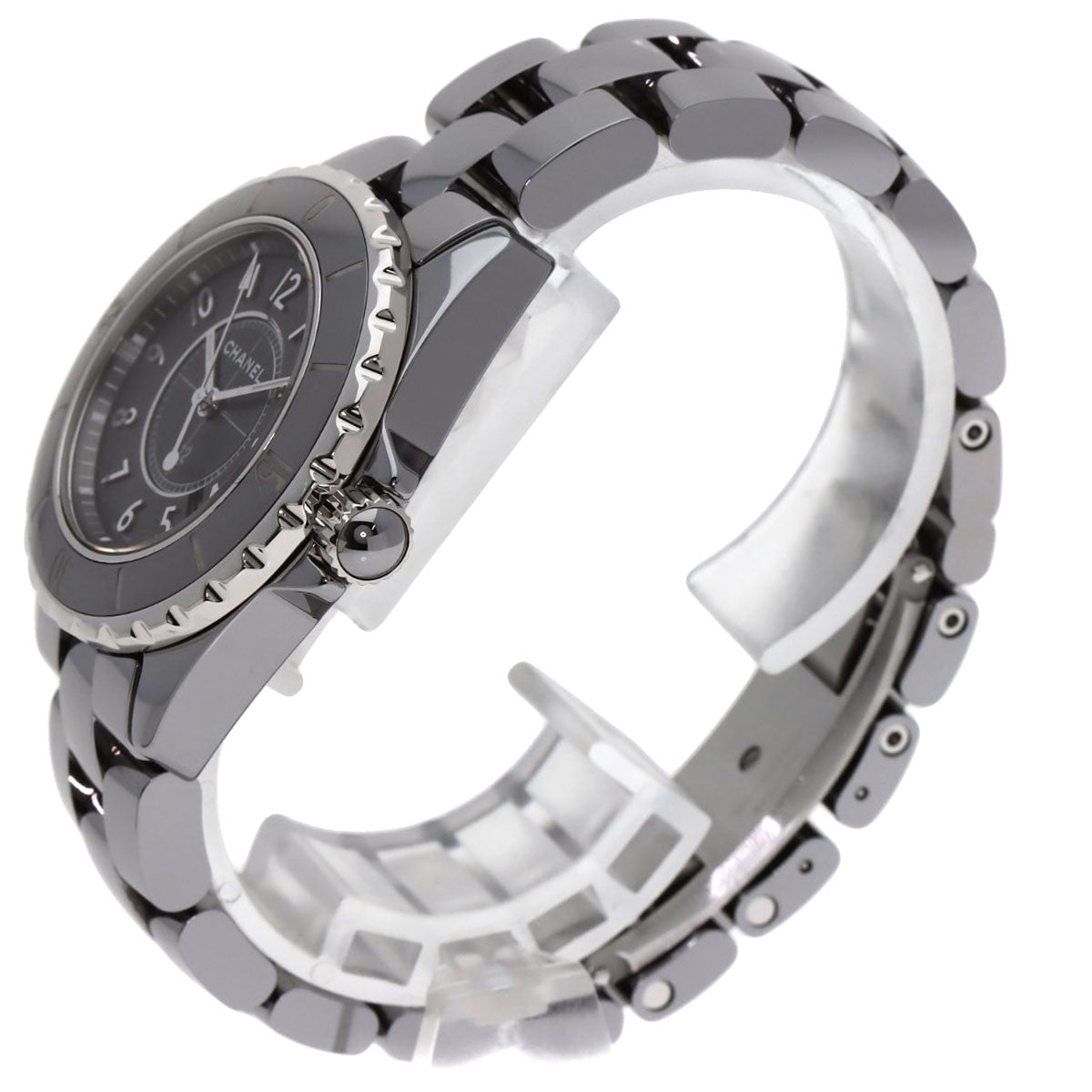 CHANEL Watches Quartz H2978 titanium Silver J12 Chromatic 1.3 " gray dial