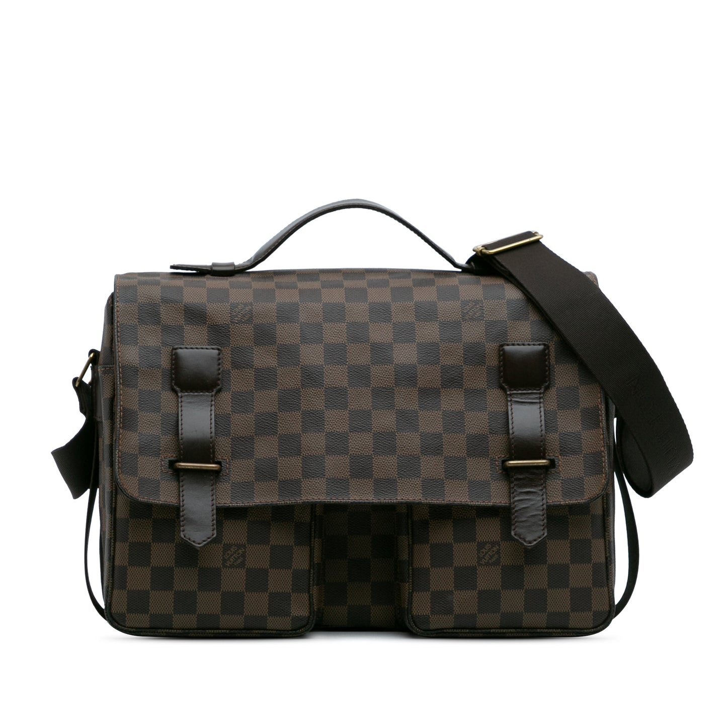 Brown Louis Vuitton Damier Ebene Broadway Satchel