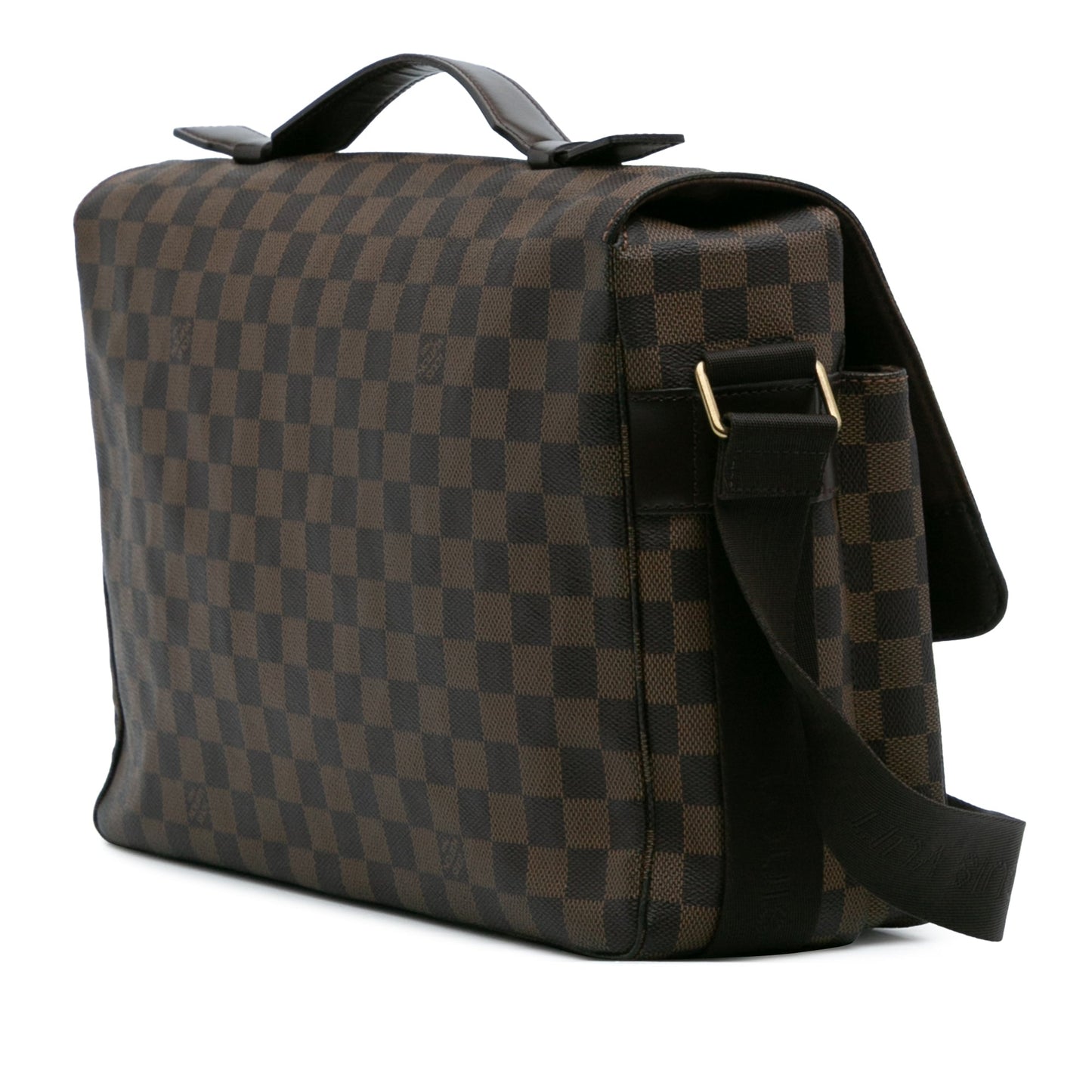 Brown Louis Vuitton Damier Ebene Broadway Satchel