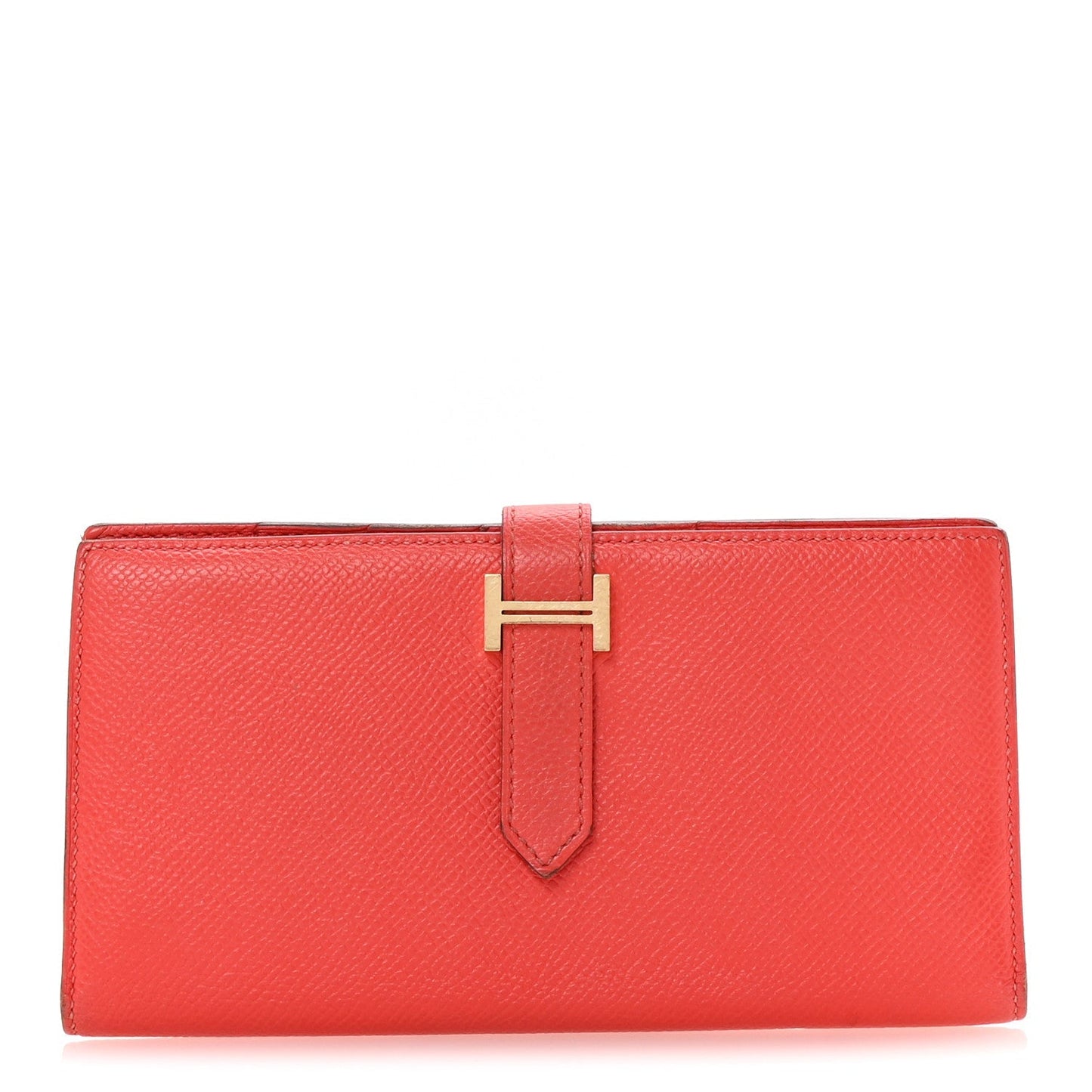Hermes Epsom Tri-Fold Bearn Gusset Wallet Rose Jaipur