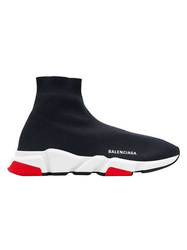 Luxury Balenciaga Trending 2026 Speed Runner High Top Sneakers Red Black