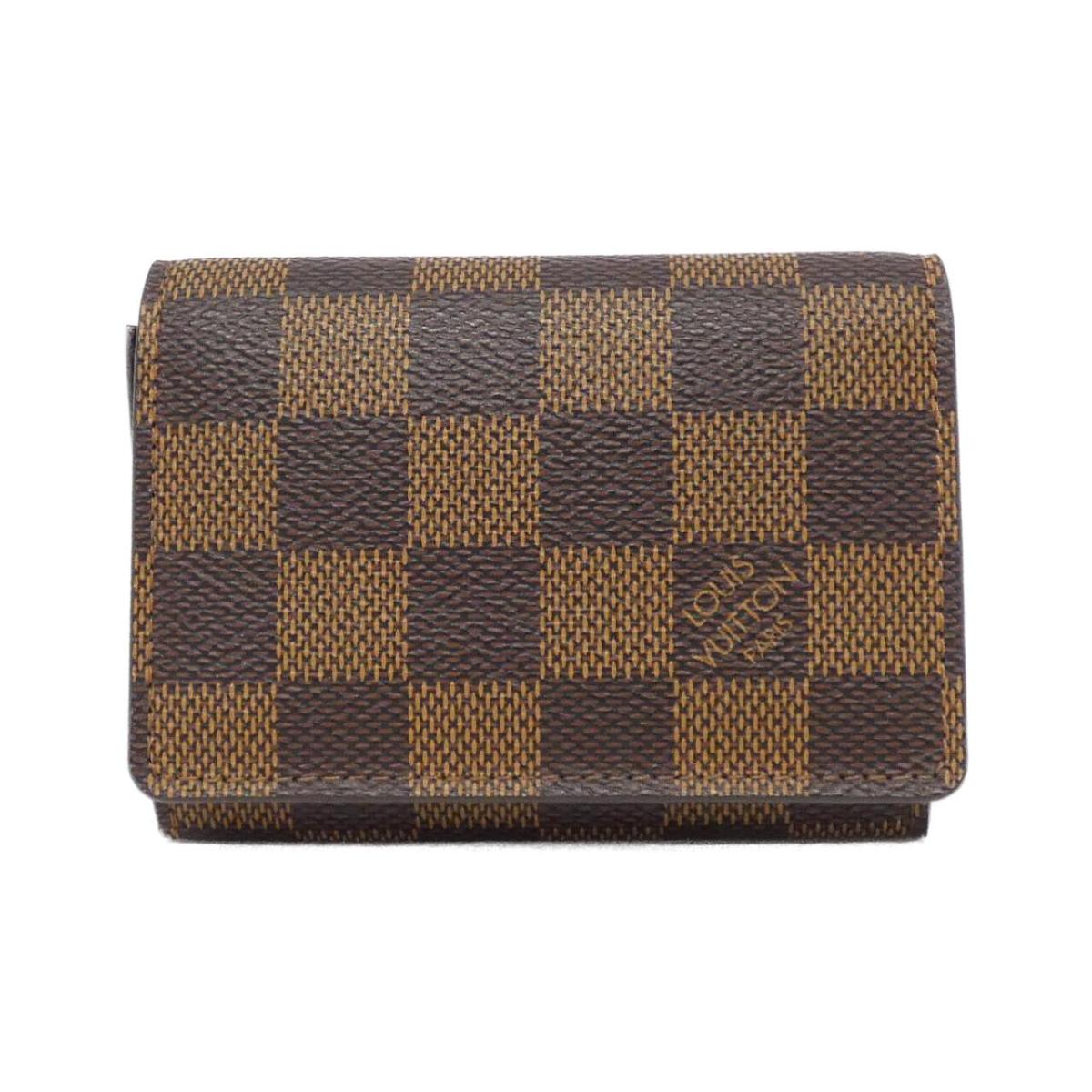 Louis Vuitton Damier Amverop Curt du Visit N62920 Card Case