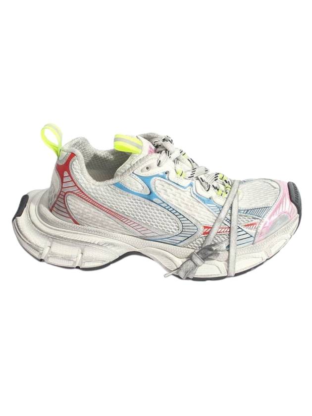 Luxury Balenciaga Trending 2026 3XL Leather Low Top Sneakers White Red Blue
