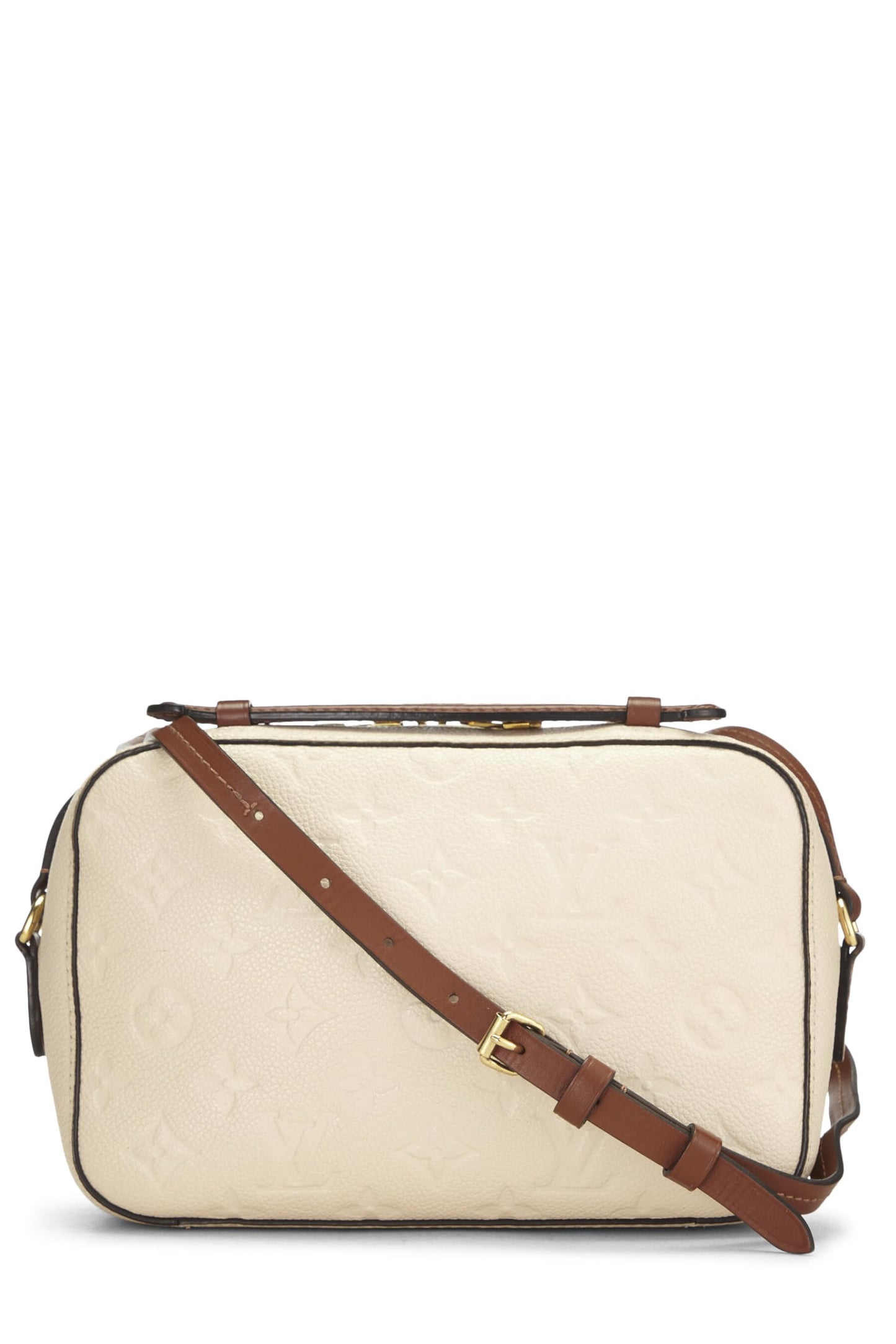 Louis Vuitton, Beige Monogram Empreinte Saintonge, Beige