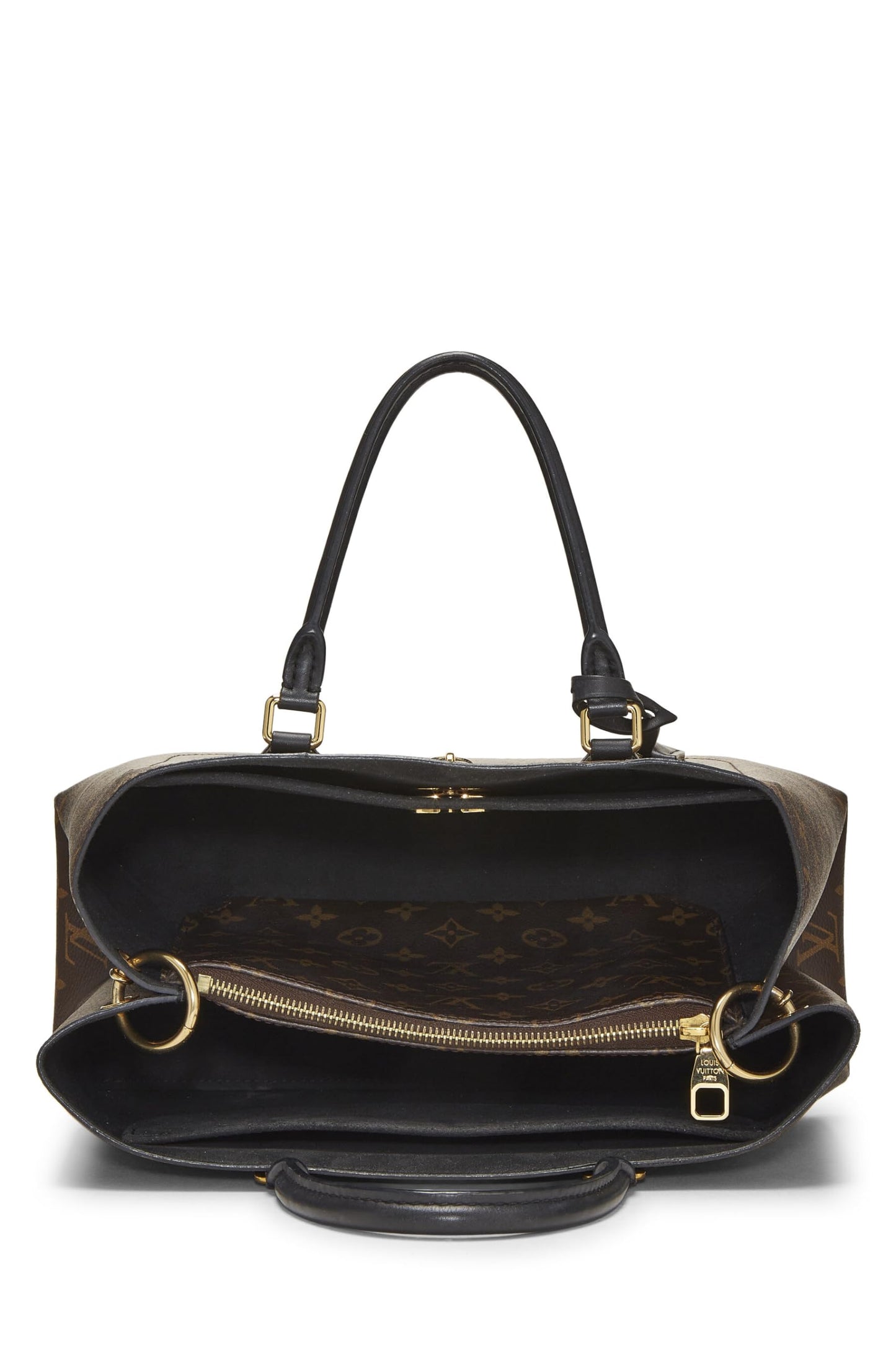 Louis Vuitton, Black Monogram Flower Tote, Black