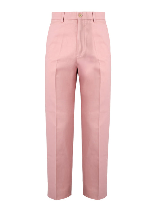 Gucci Light Pink Cotton Men's Pants