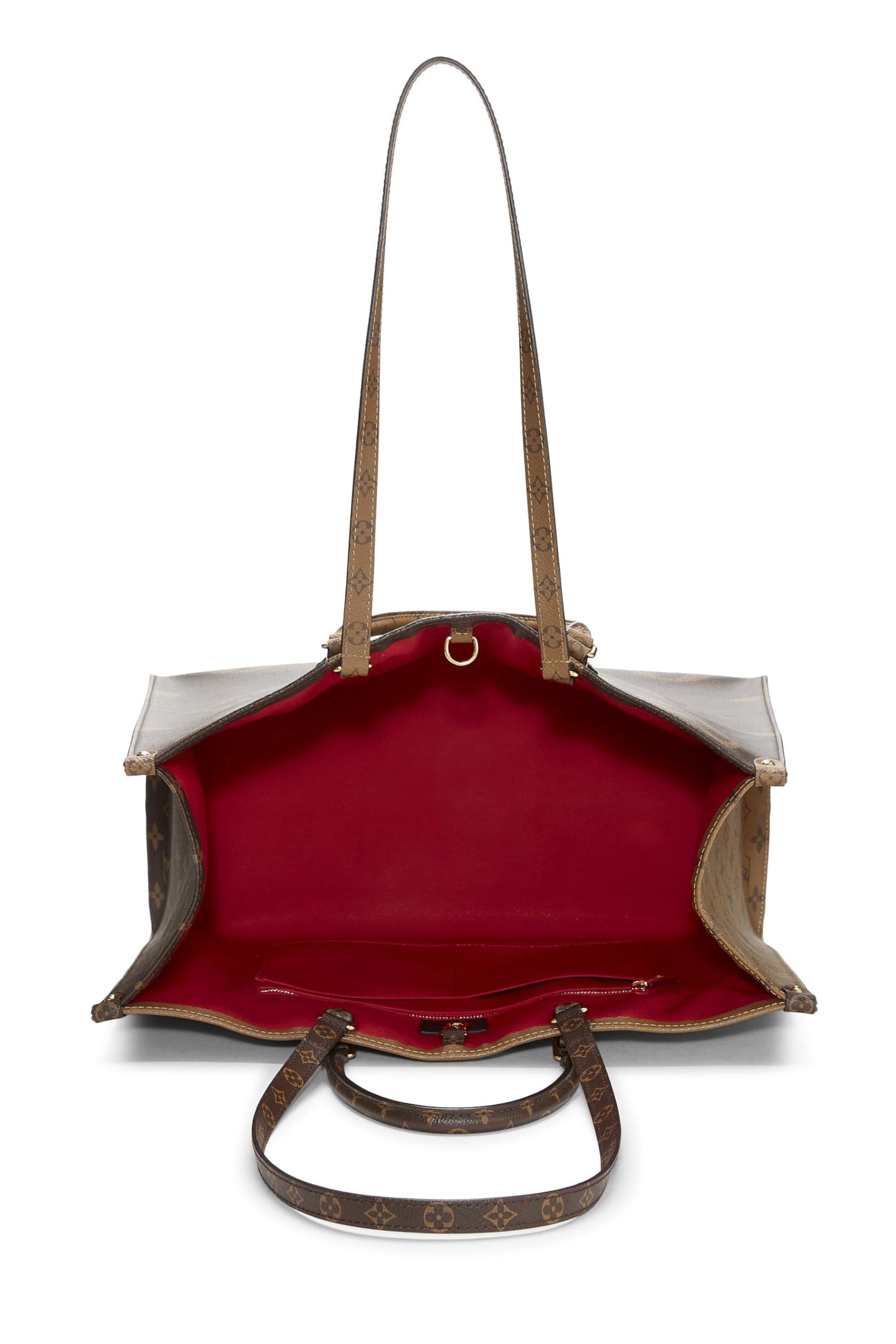 Louis Vuitton, Monogram Reversed Giant On The Go GM, Brown