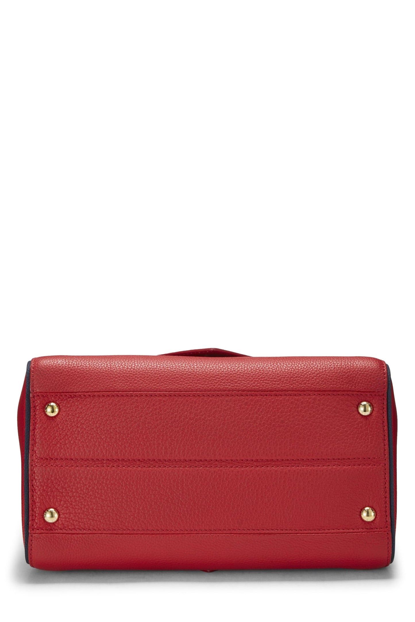 Louis Vuitton, Red Leather Double V Bag, Red