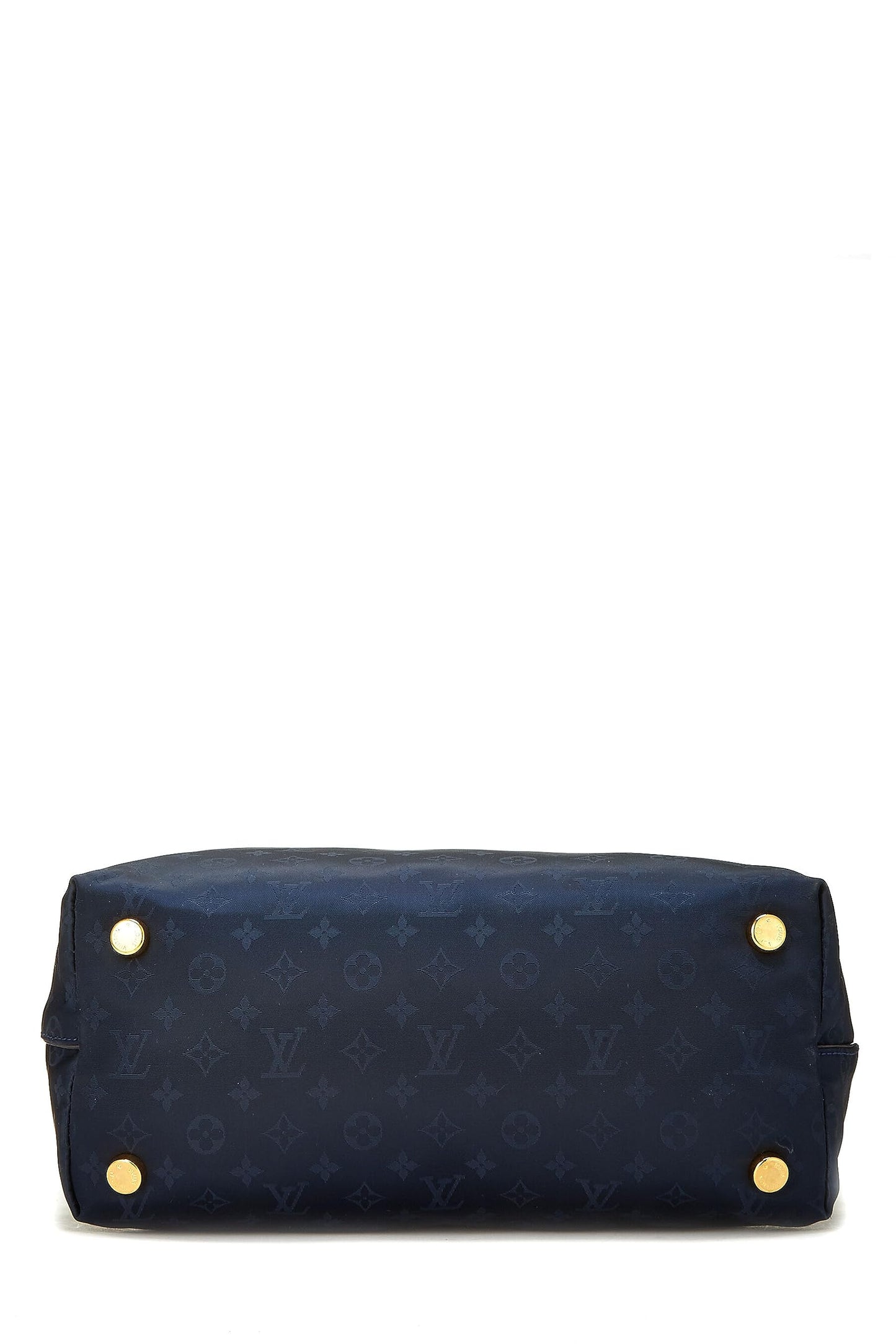Louis Vuitton, Marine Blue Monogram Desire Vertical Lockit MM, Navy