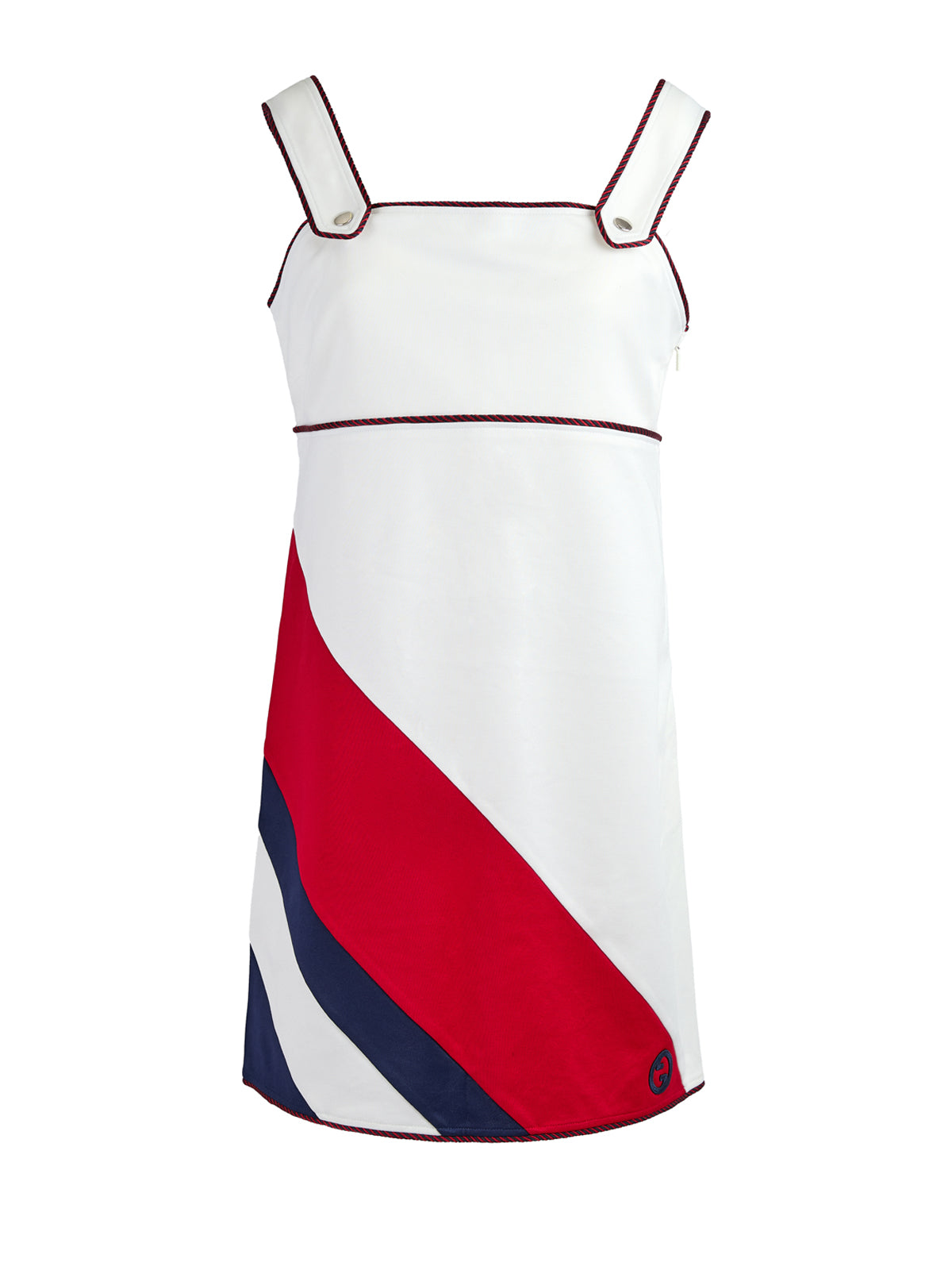 Gucci White polyester and Cotton short Women's dress