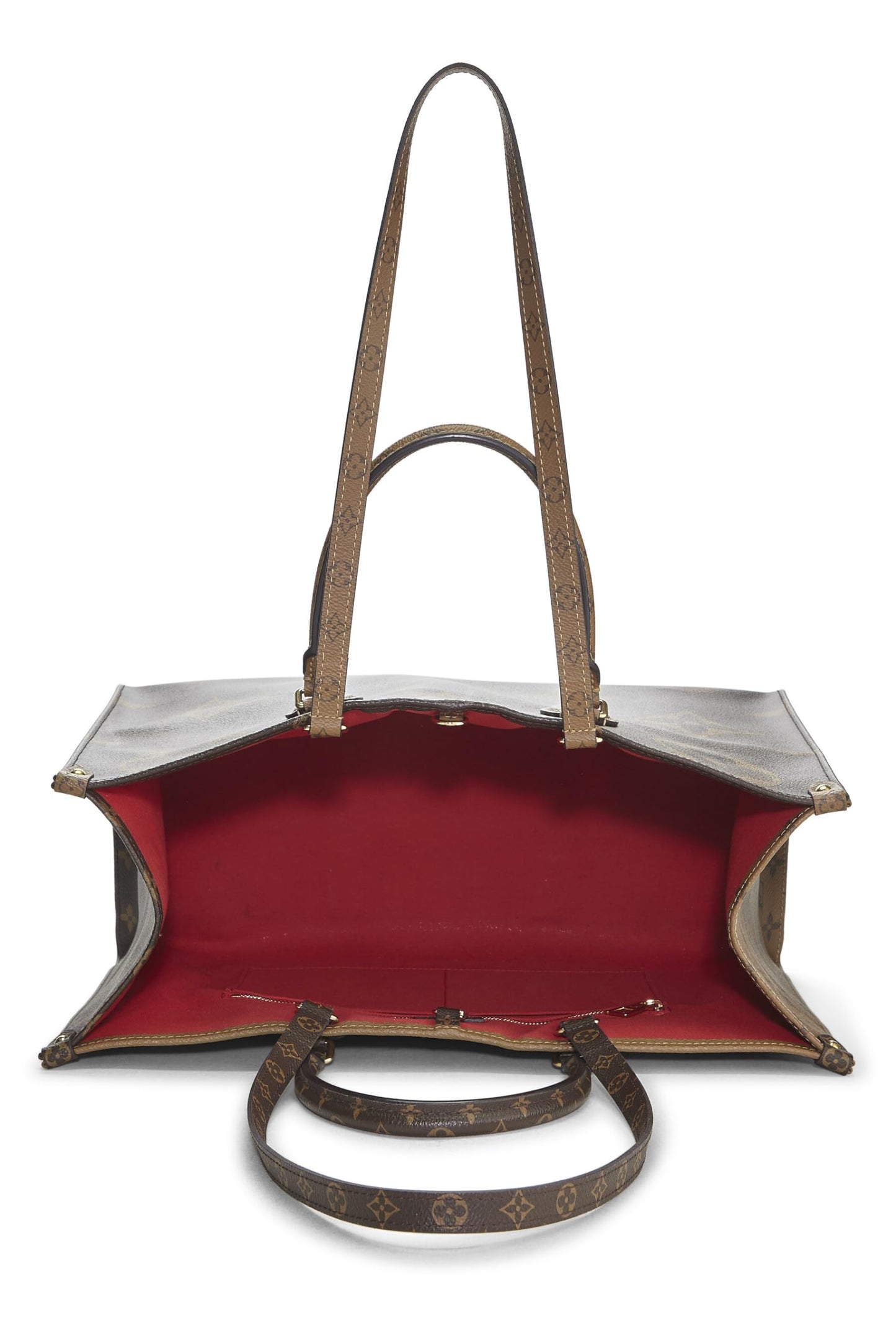 Louis Vuitton, Monogram Reversed Giant On The Go GM, Brown