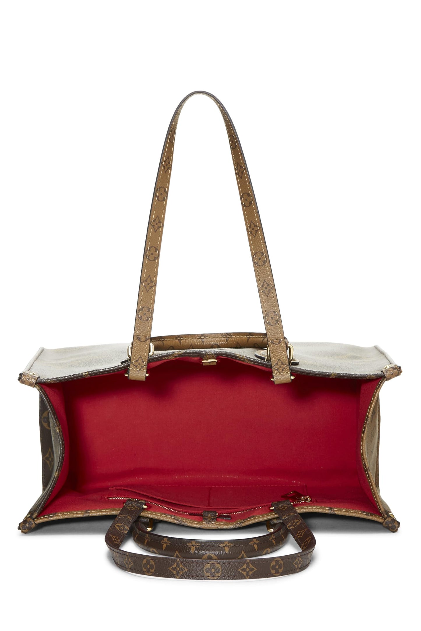 Louis Vuitton, Brown Giant Monogram On The Go MM, Brown