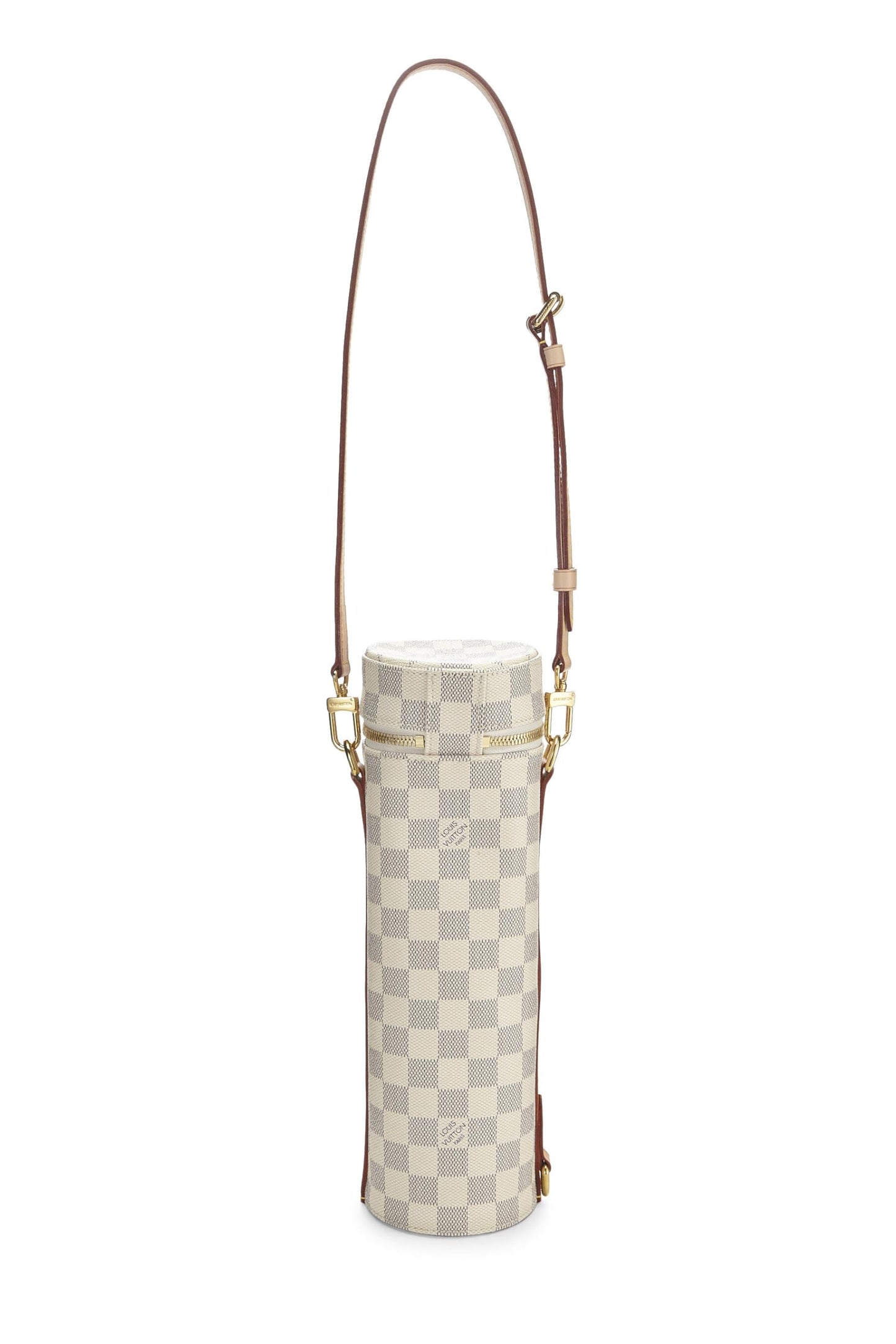 Louis Vuitton, Damier Azur Porte-Bouteille, White