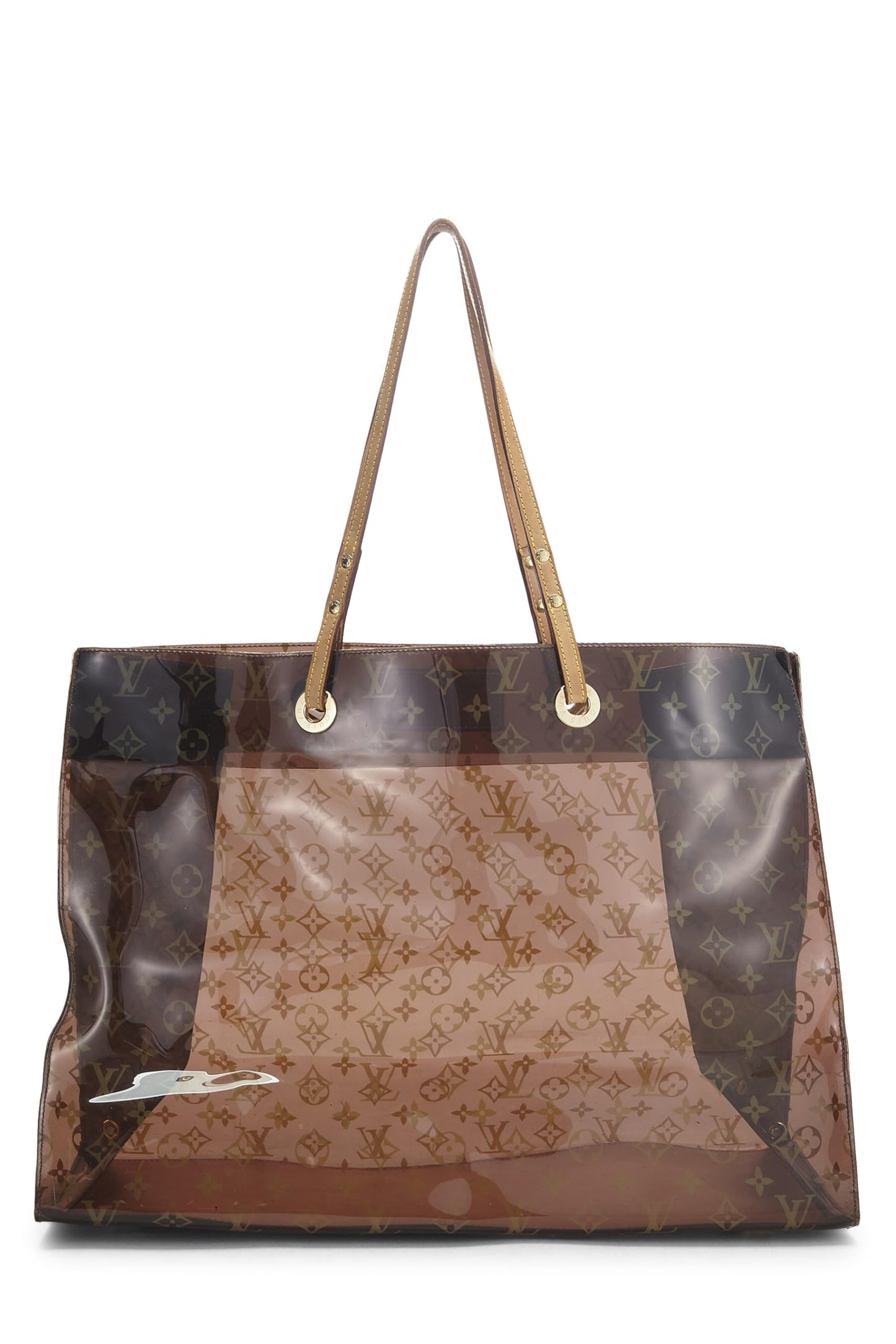 Louis Vuitton, Brown Monogram Vinyl Cruise Cabas Tote GM, Brown