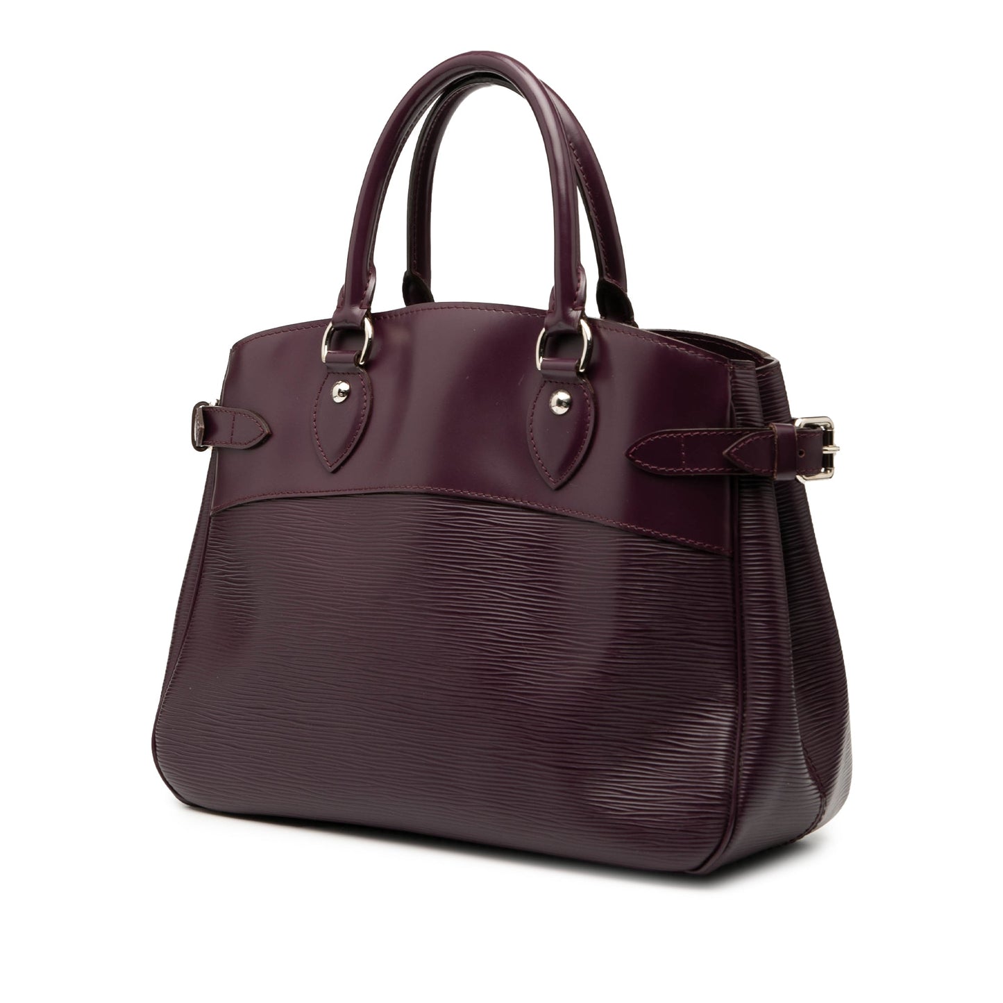Dark Purple Louis Vuitton Epi Passy PM Handbag