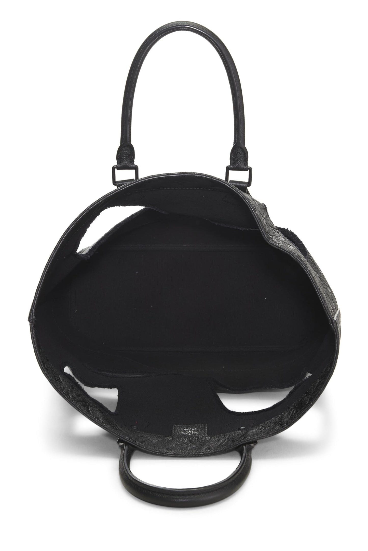 Louis Vuitton, COMME DES GARÇONS x Louis Vuitton Black Monogram Empreinte Bag with Holes, Black