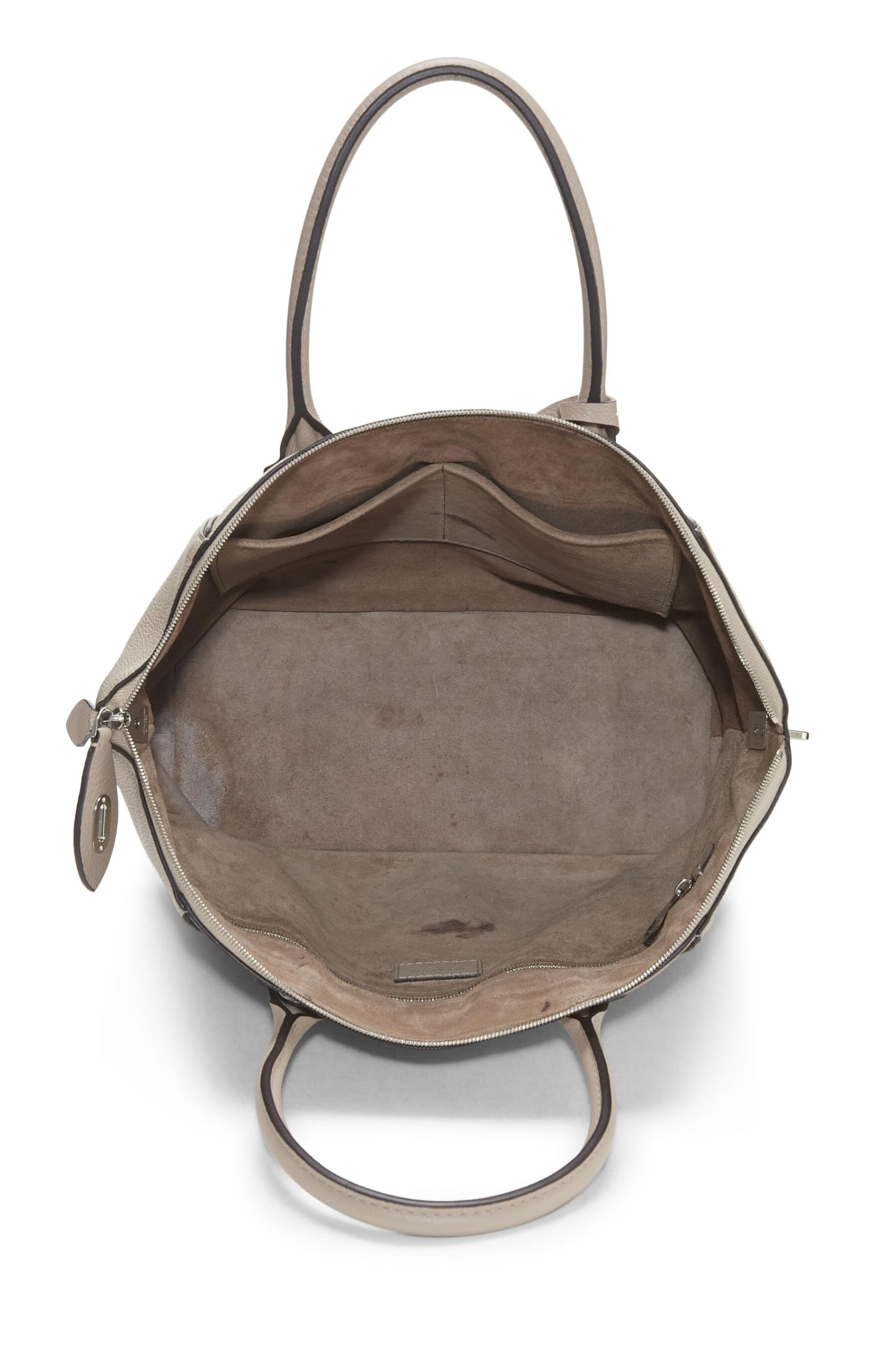 Louis Vuitton, Grey Taurillon Soft Leather Lockit MM, Grey